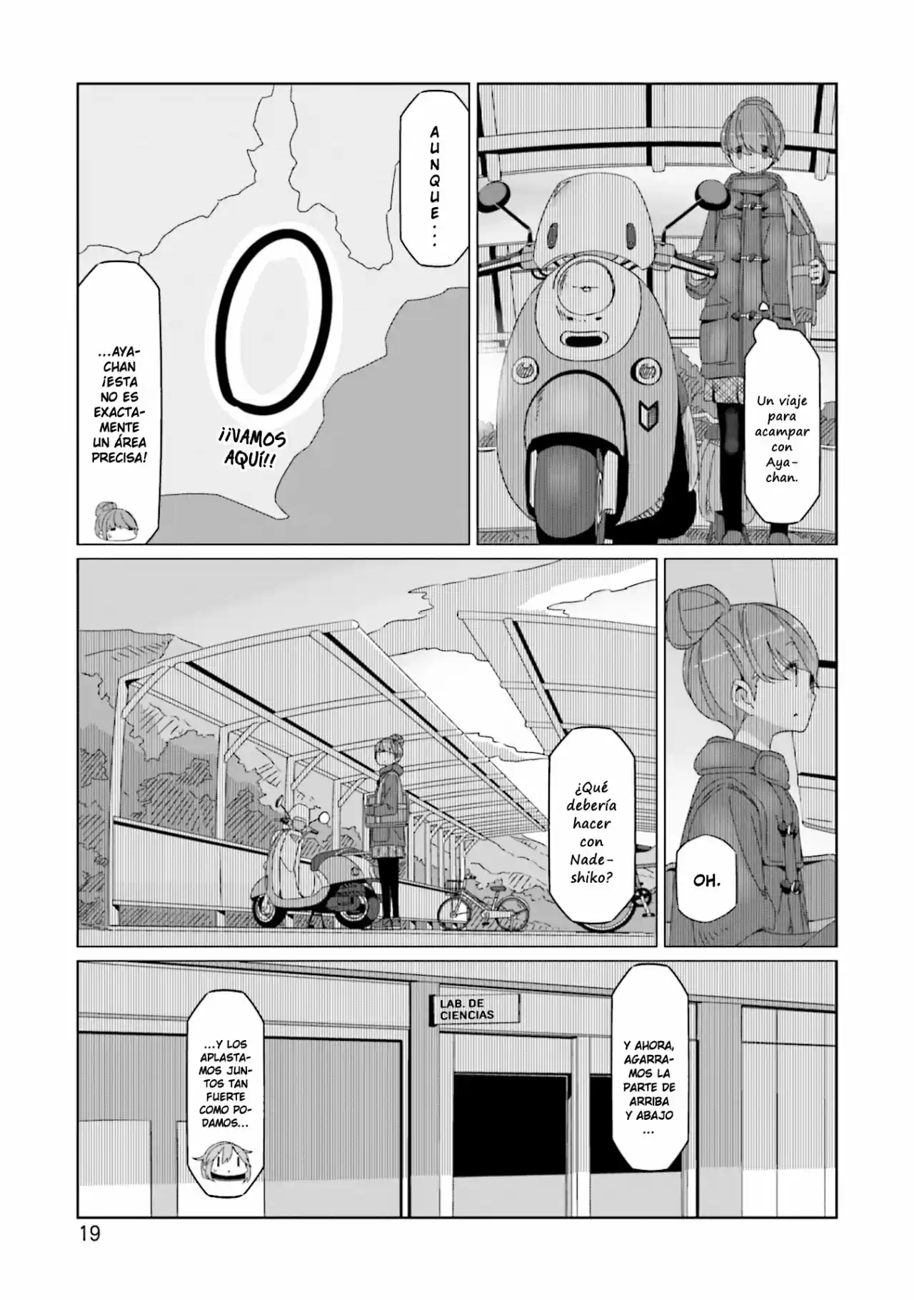 Yurucamp capítulo 53, página 22