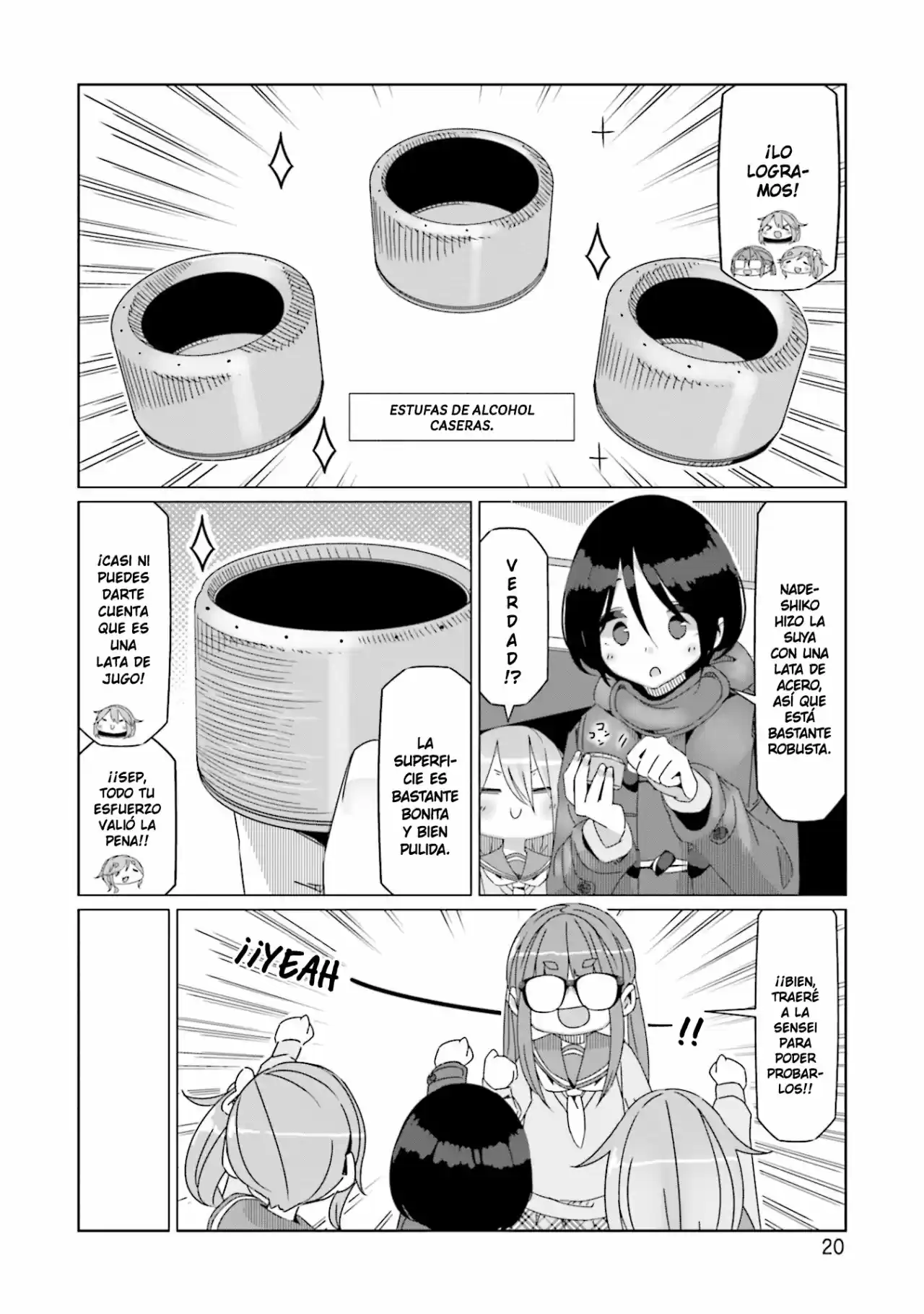 Yurucamp capítulo 53, página 23