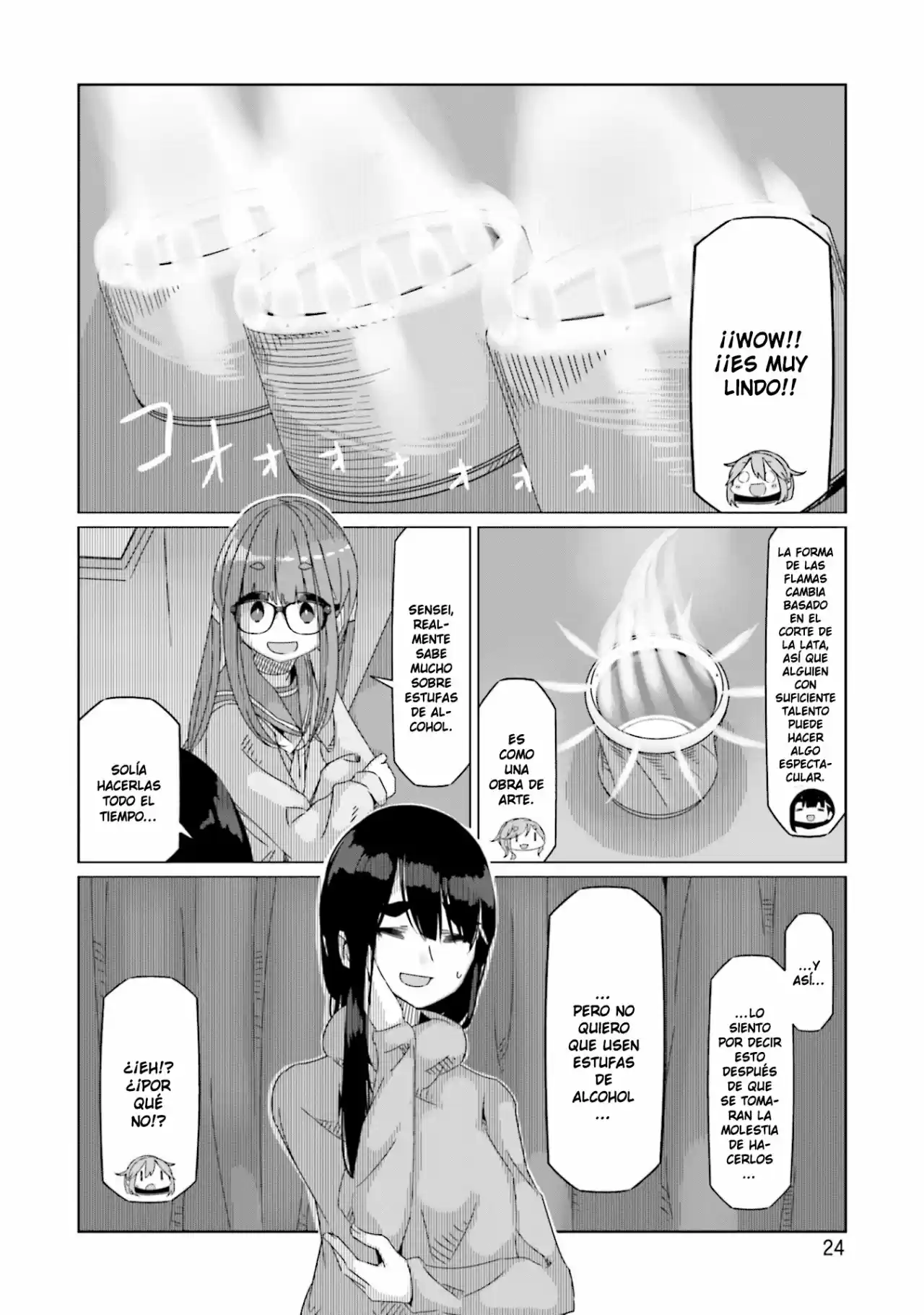 Yurucamp capítulo 53, página 27