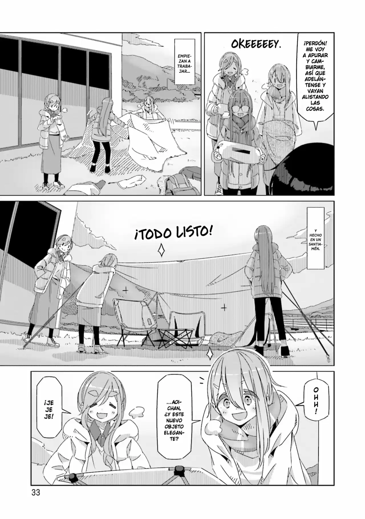 Yurucamp capítulo 54, página 7