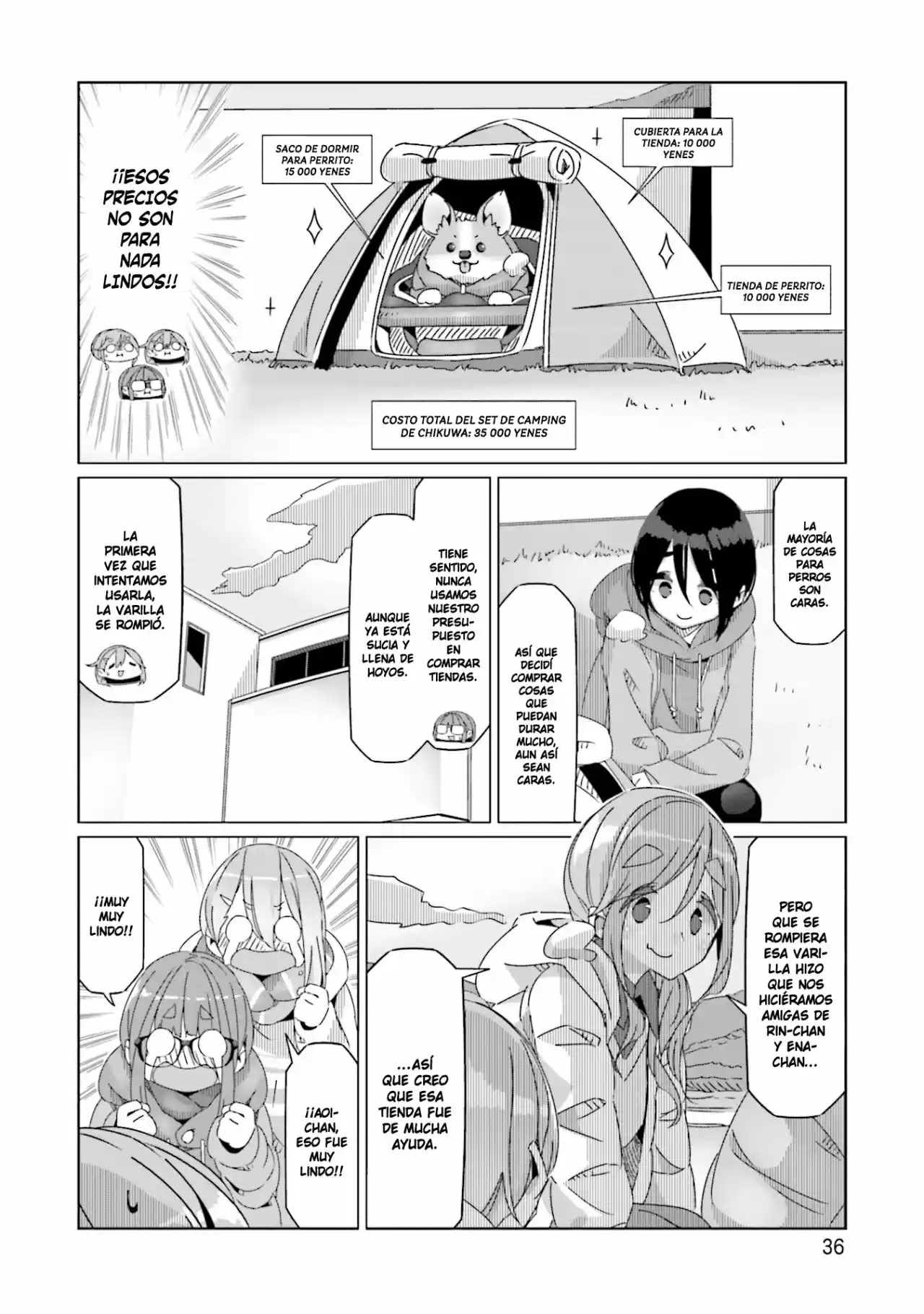 Yurucamp capítulo 54, página 10