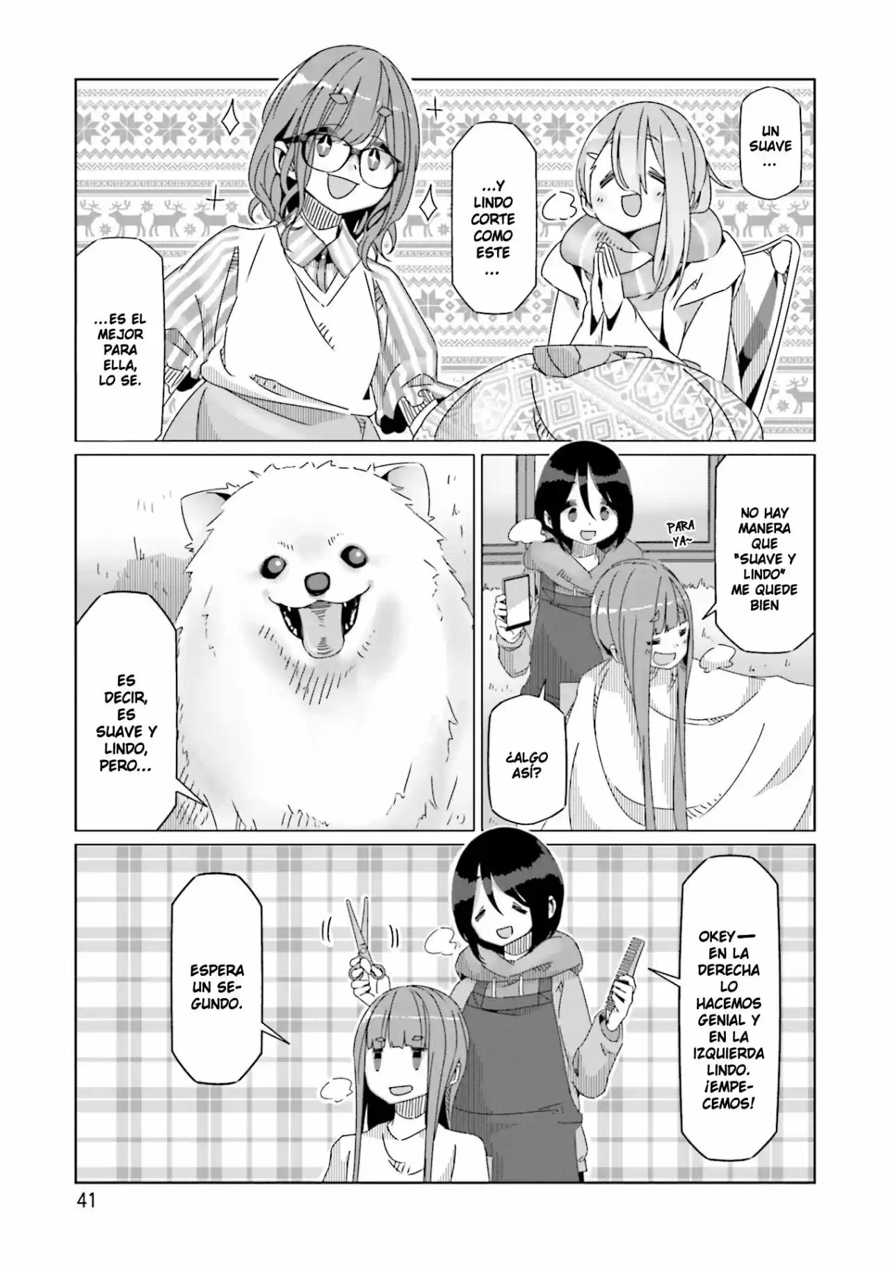 Yurucamp capítulo 54, página 15