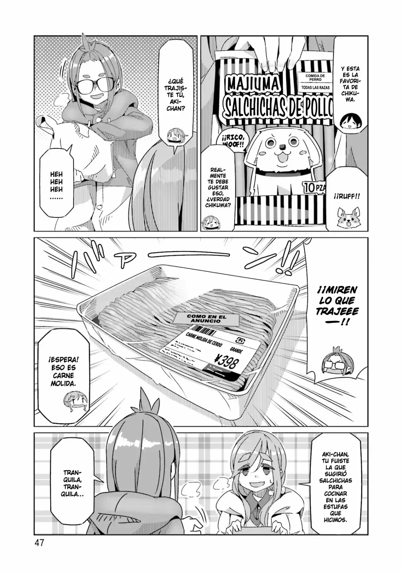 Yurucamp capítulo 54, página 21