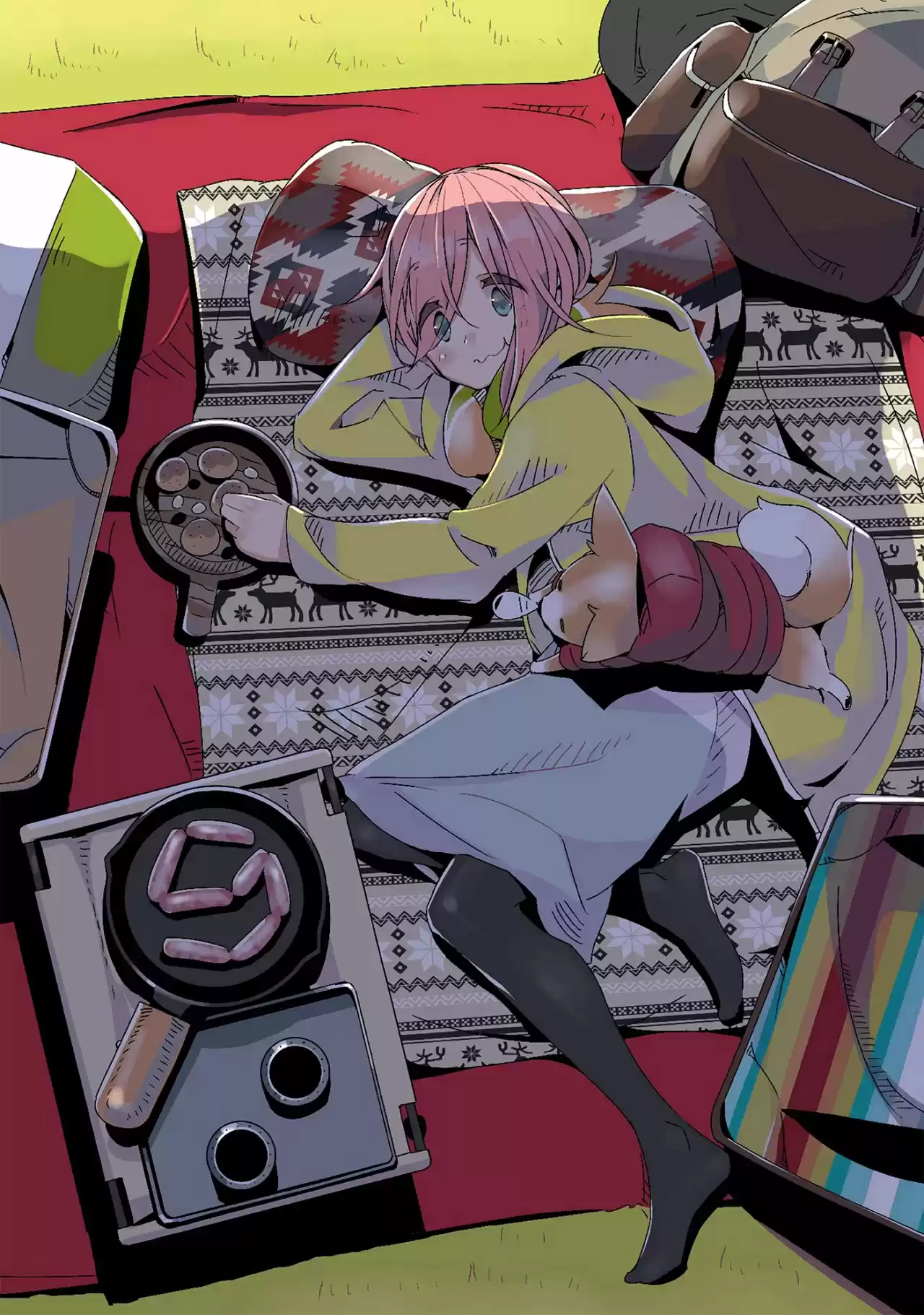 Yurucamp capítulo 55, página 3