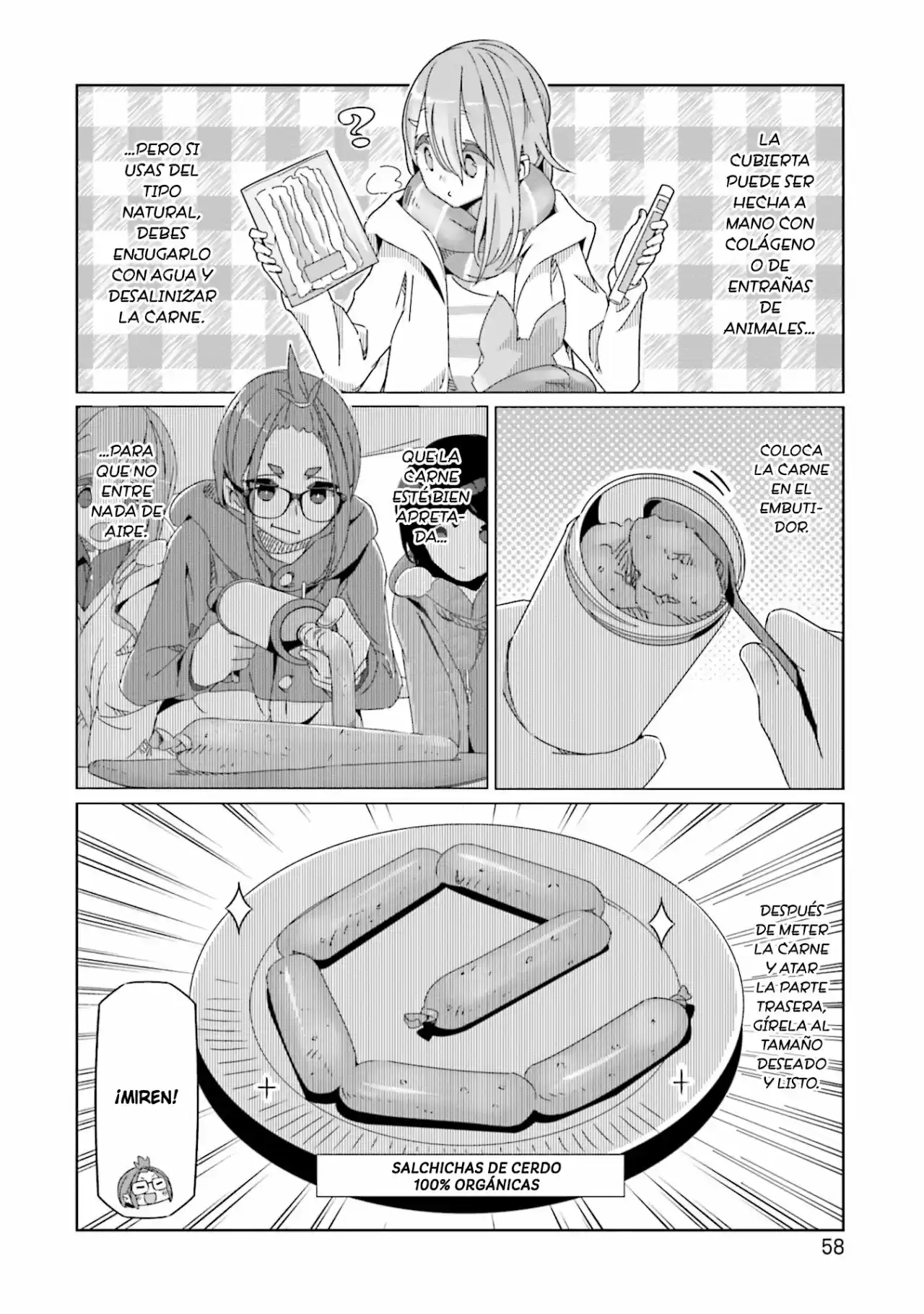 Yurucamp capítulo 55, página 6
