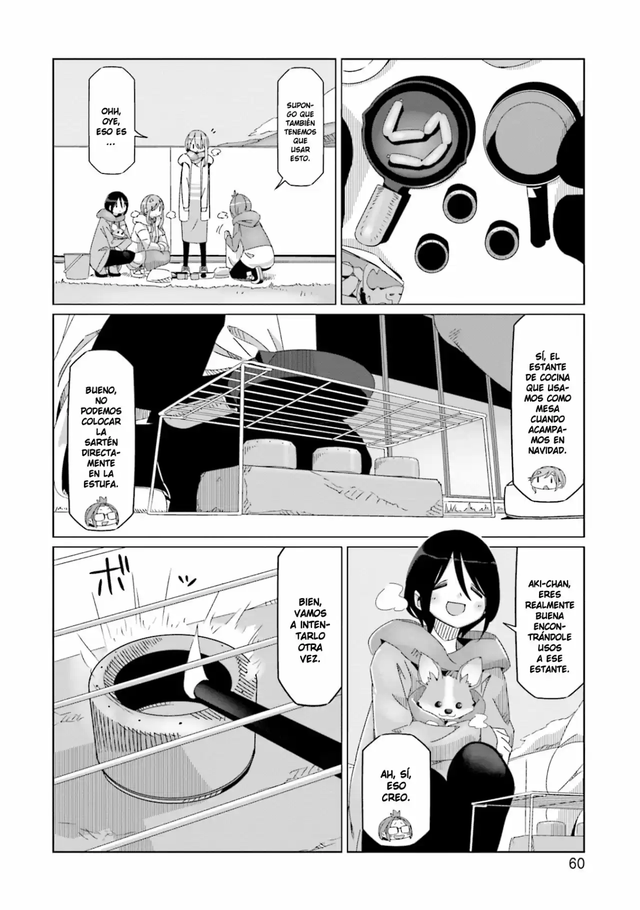 Yurucamp capítulo 55, página 8