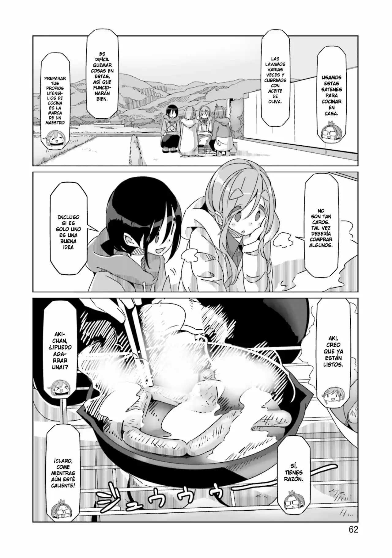 Yurucamp capítulo 55, página 10