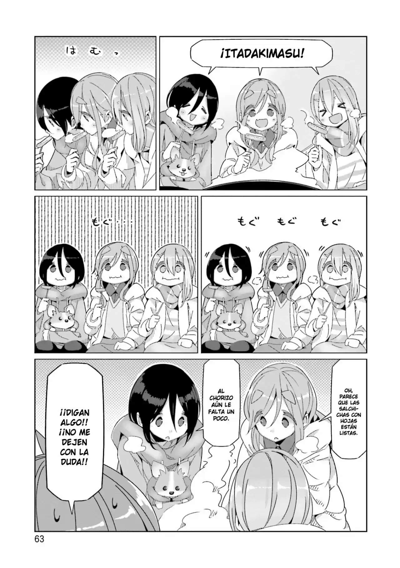 Yurucamp capítulo 55, página 11