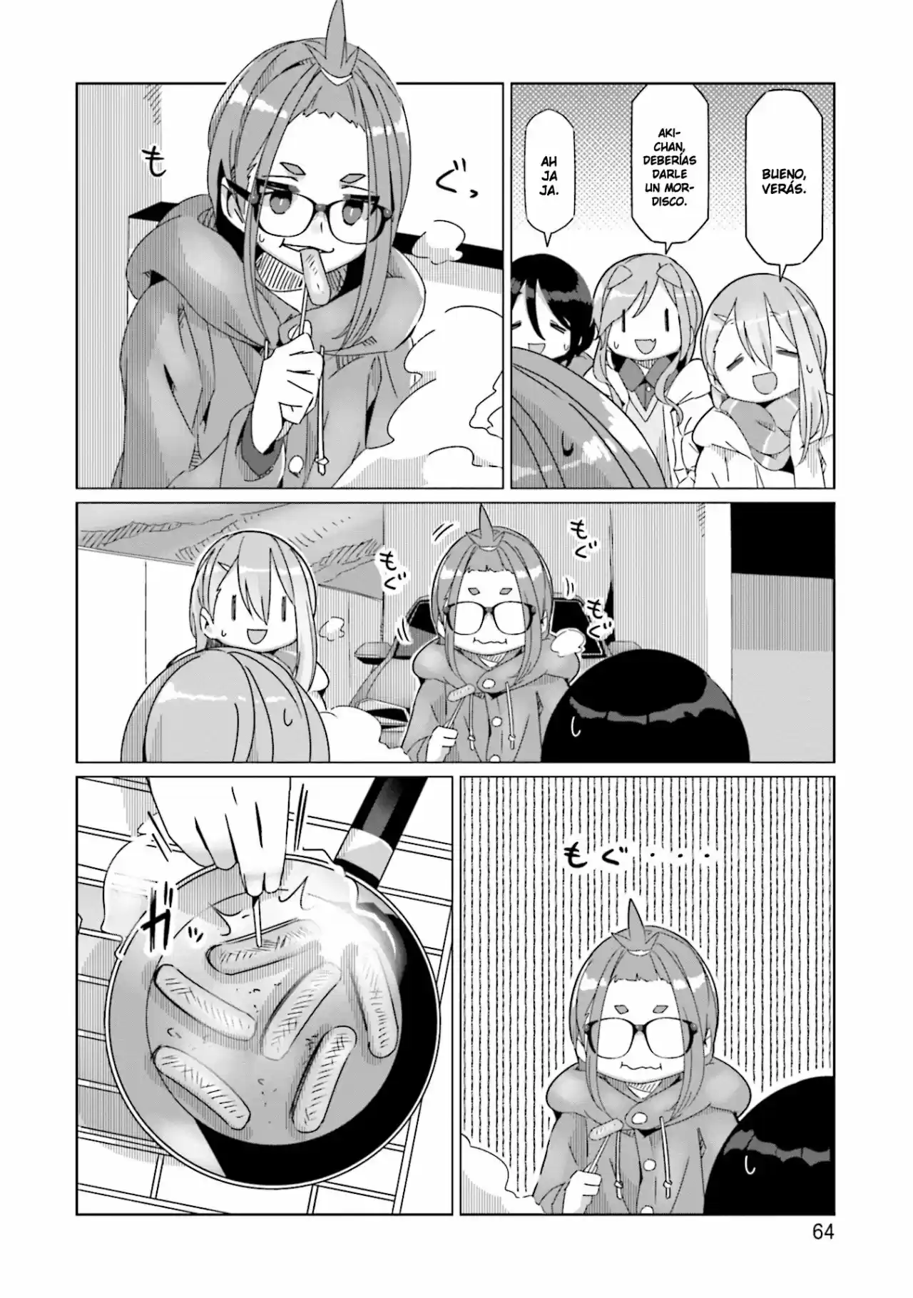 Yurucamp capítulo 55, página 12