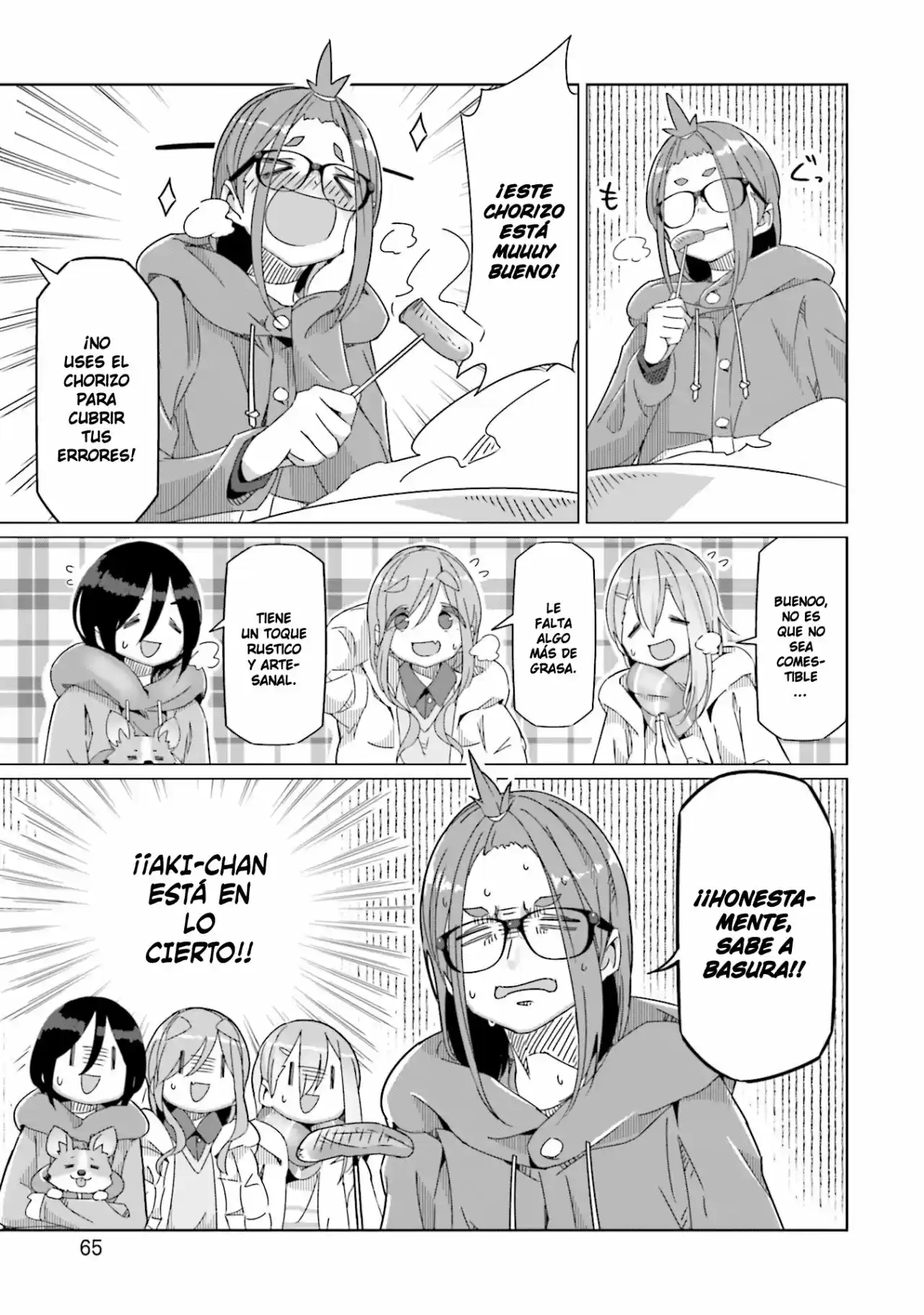 Yurucamp capítulo 55, página 13