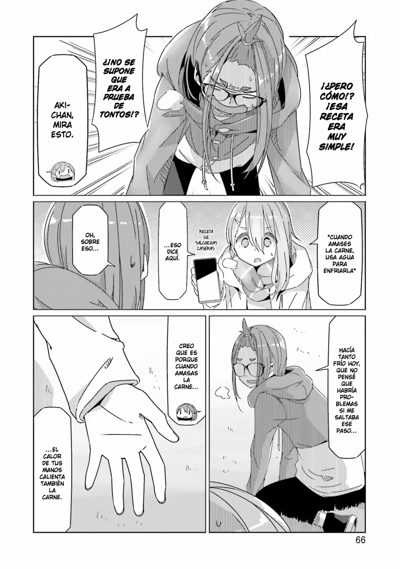 Yurucamp capítulo 55, página 14