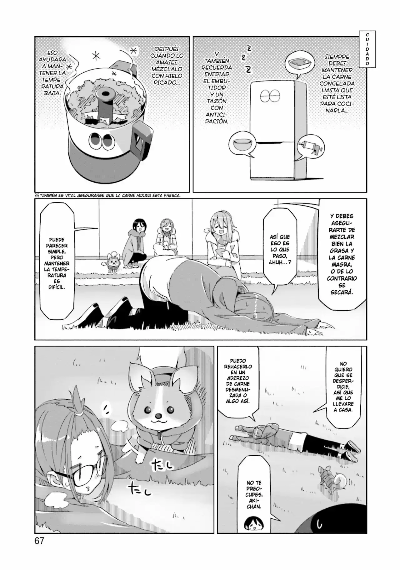 Yurucamp capítulo 55, página 15
