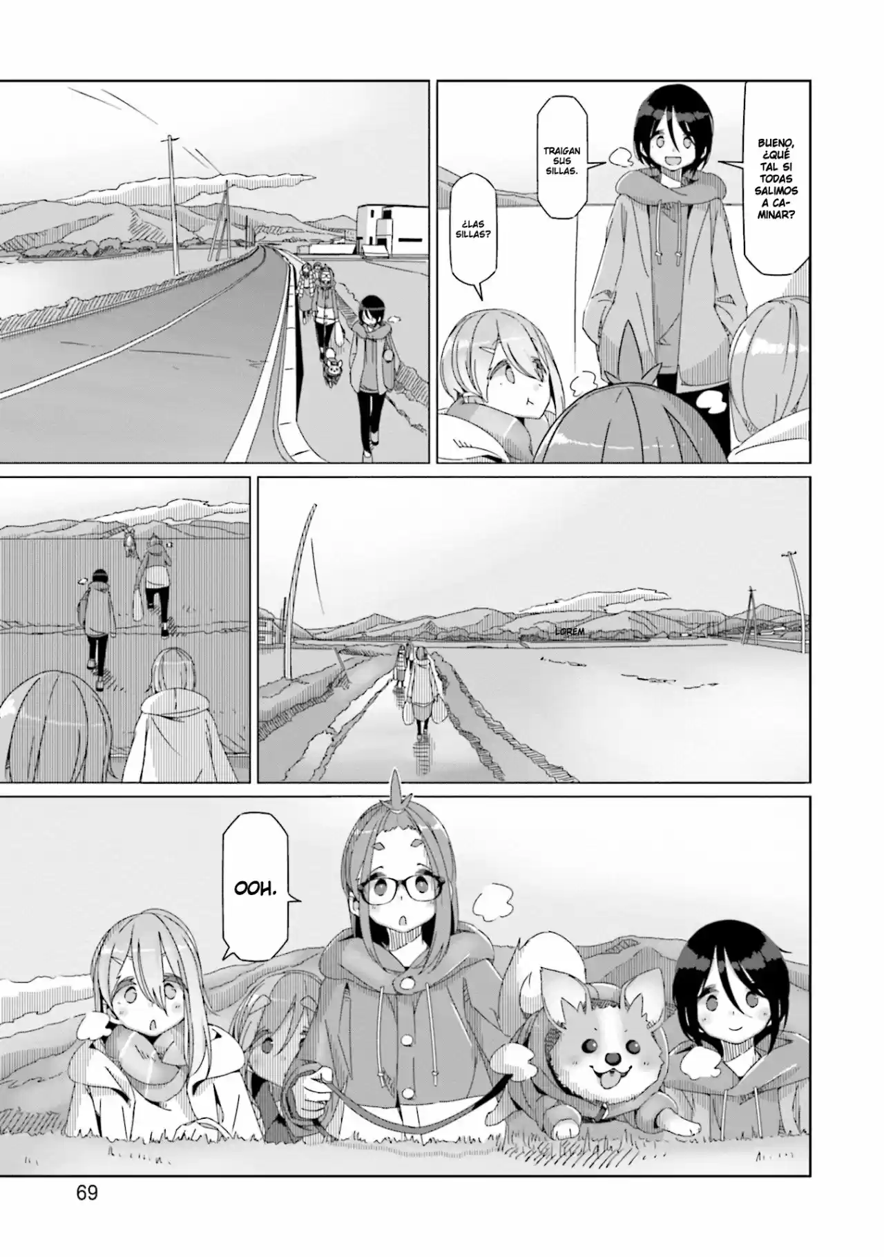 Yurucamp capítulo 55, página 17