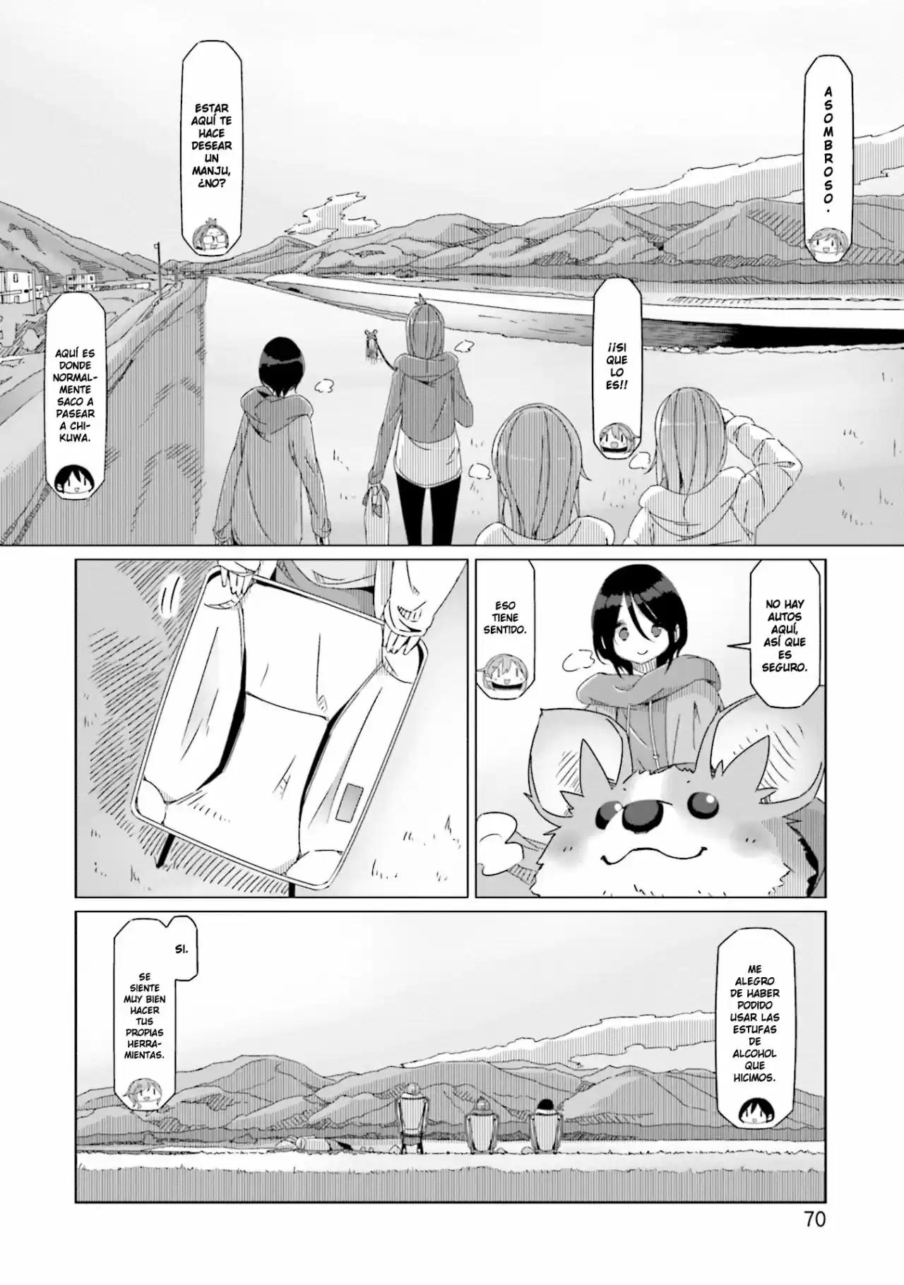 Yurucamp capítulo 55, página 18