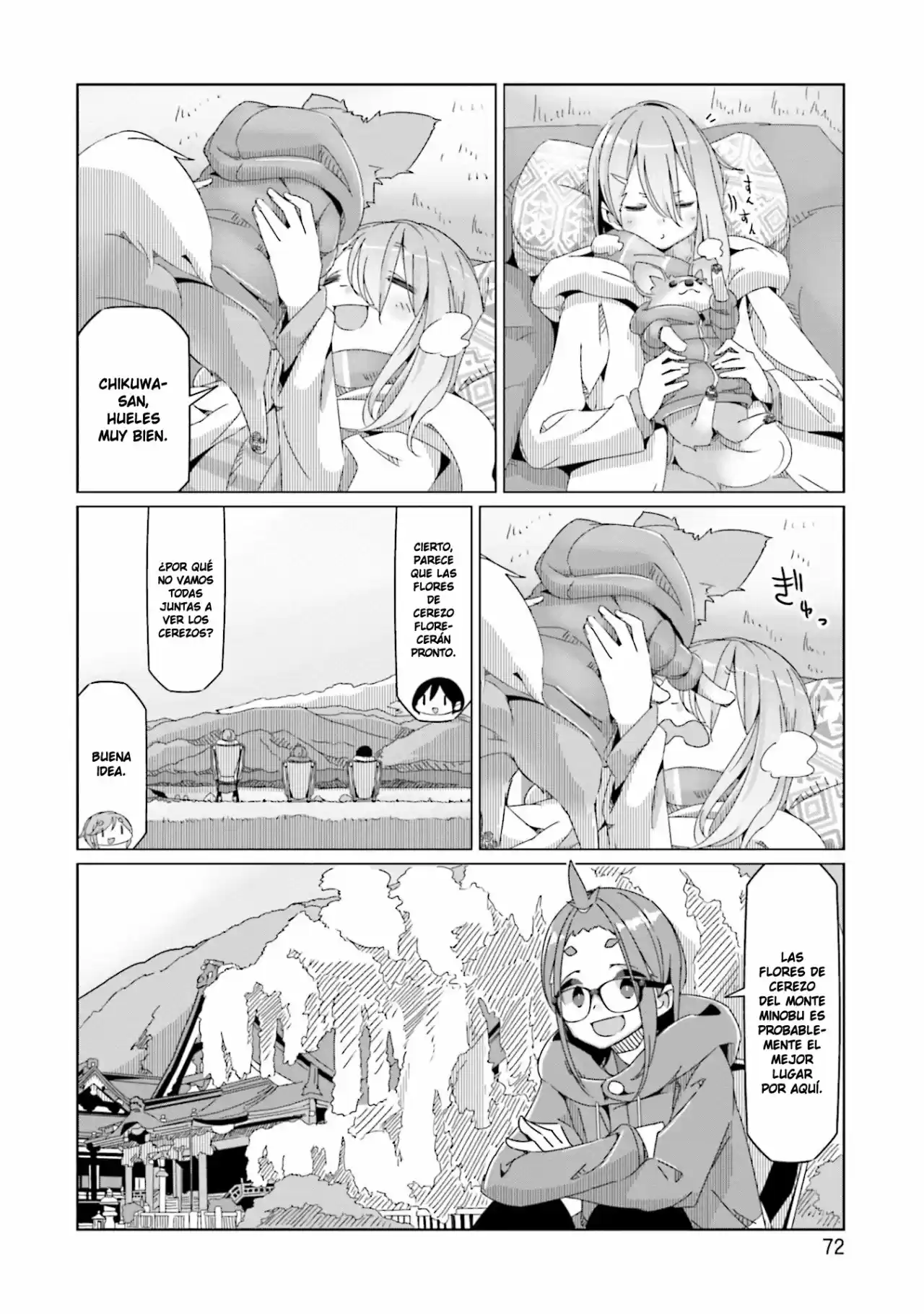 Yurucamp capítulo 55, página 20