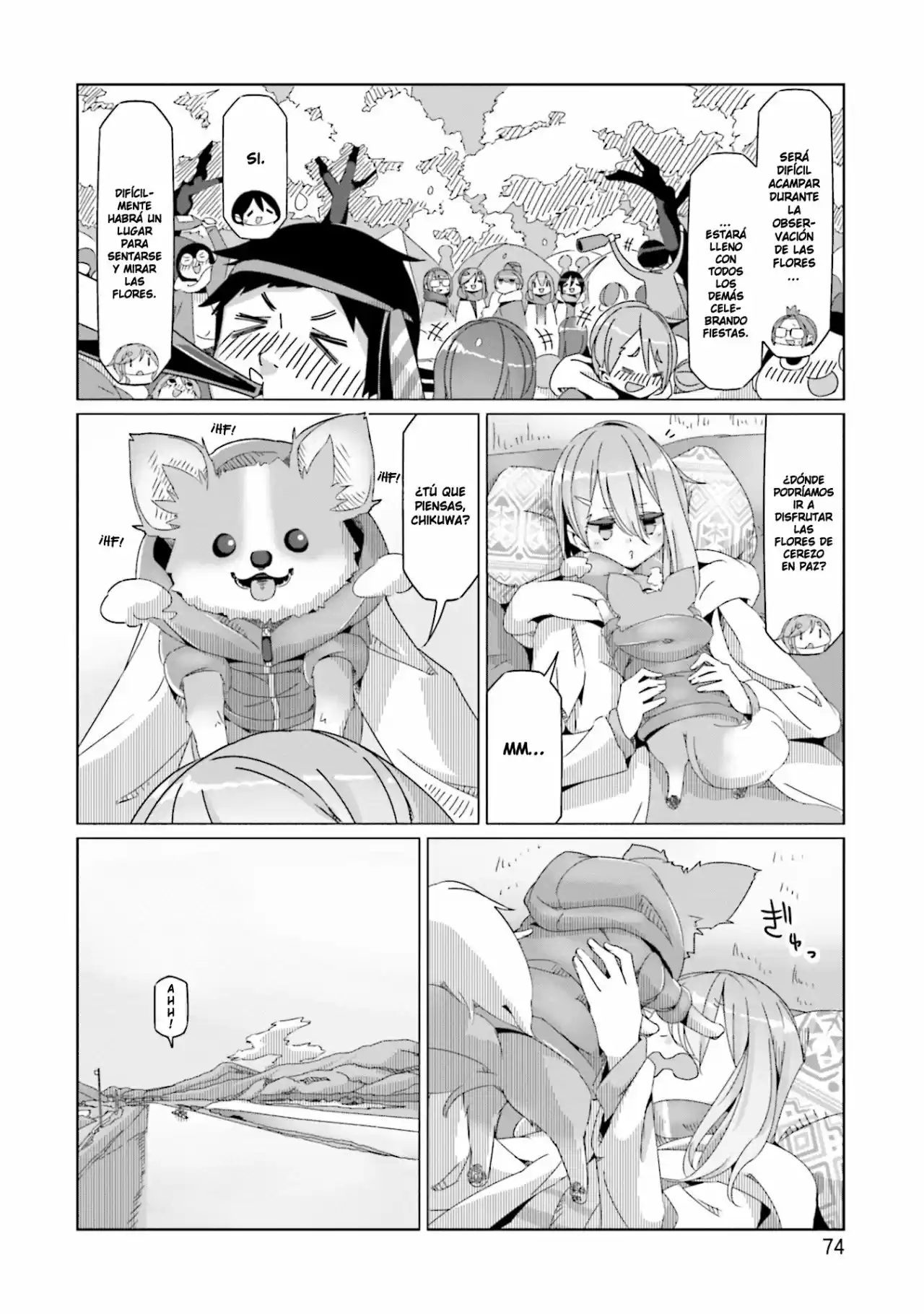 Yurucamp capítulo 55, página 22