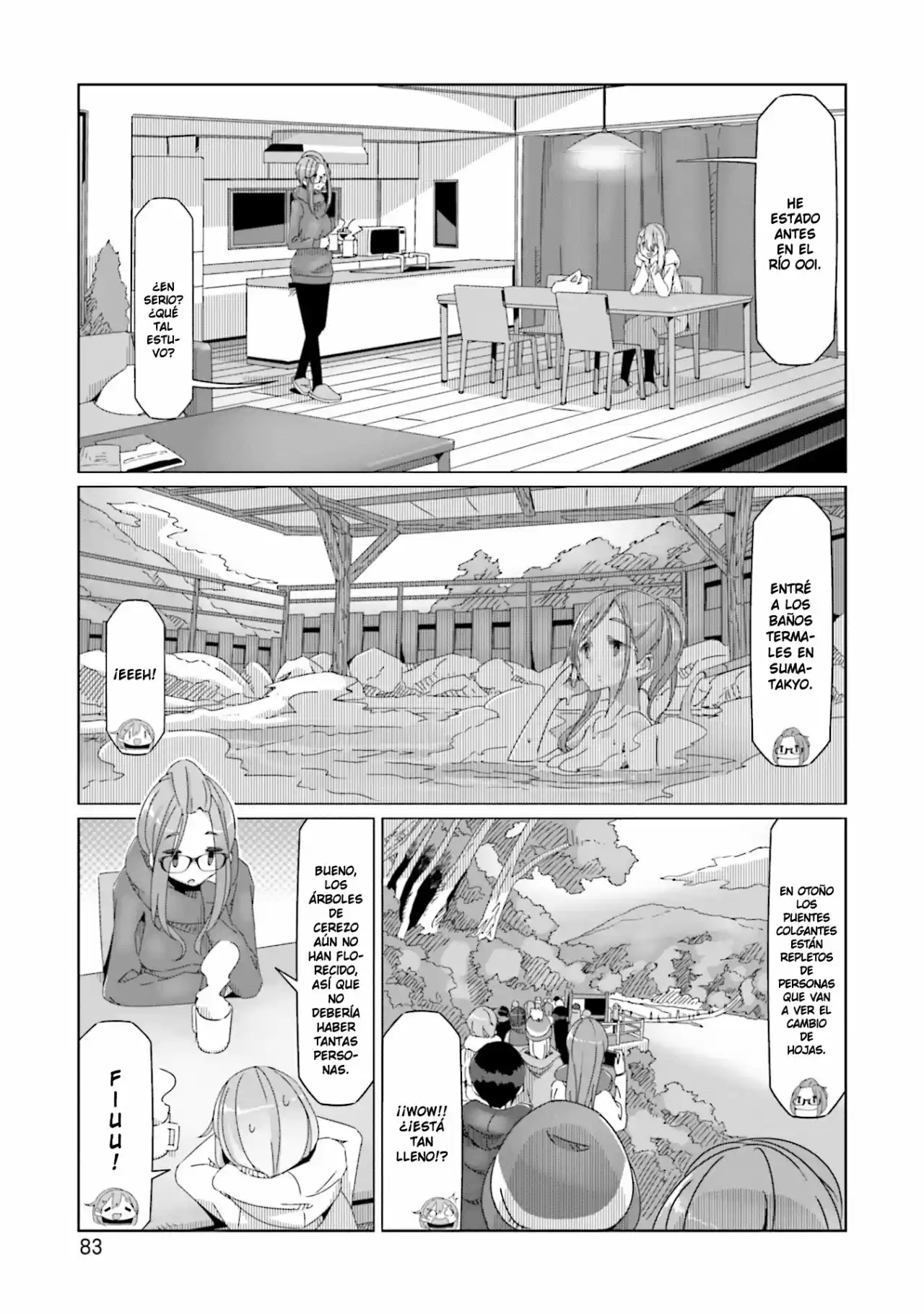 Yurucamp capítulo 56, página 4