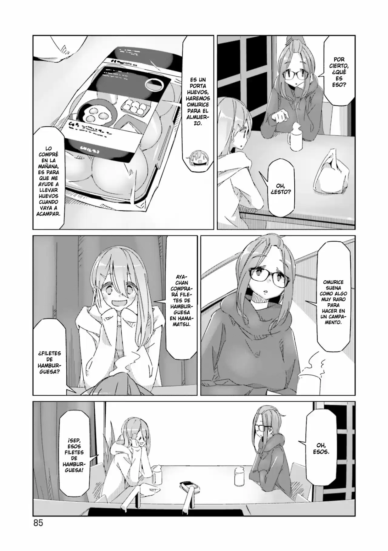 Yurucamp capítulo 56, página 6