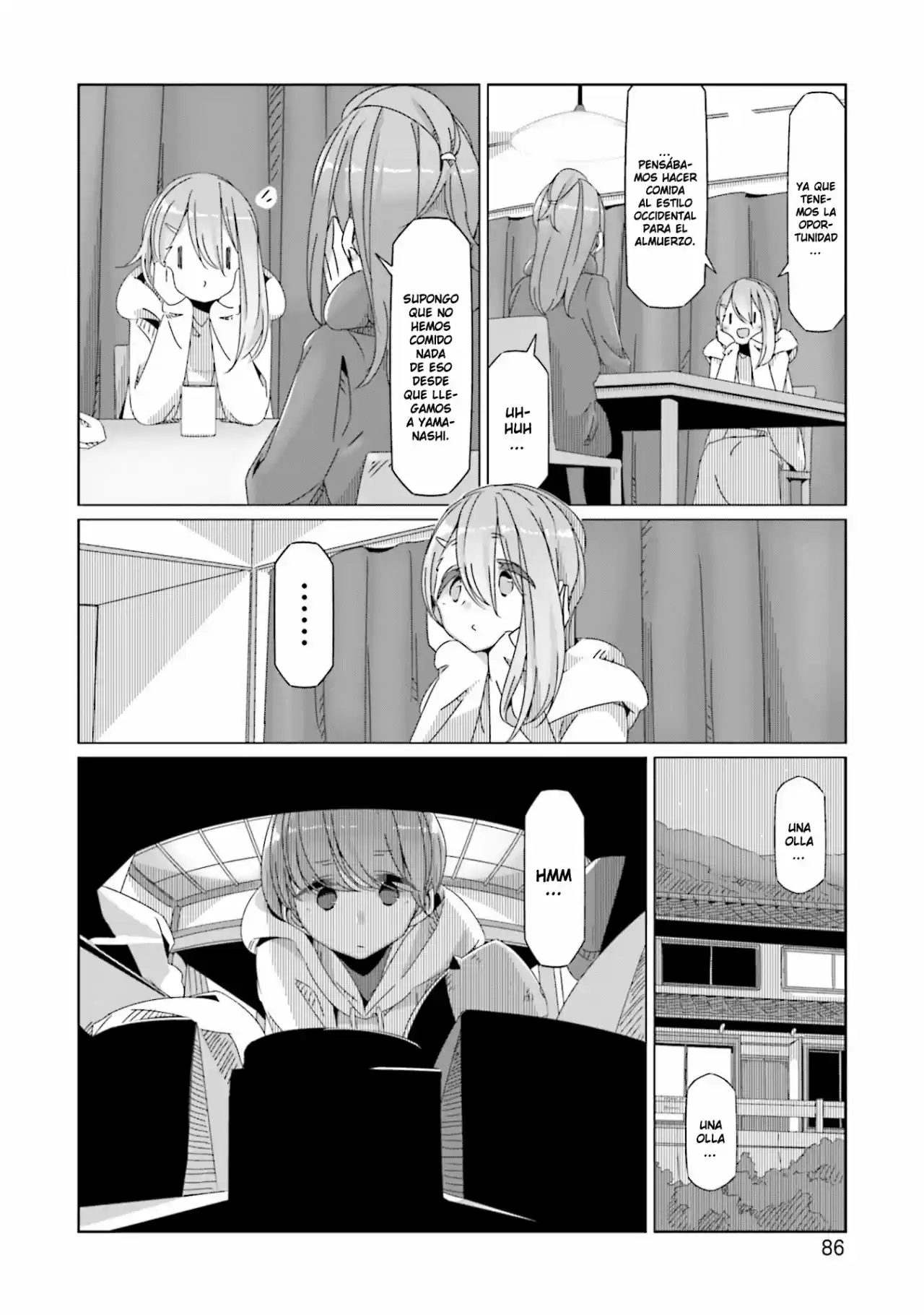 Yurucamp capítulo 56, página 7