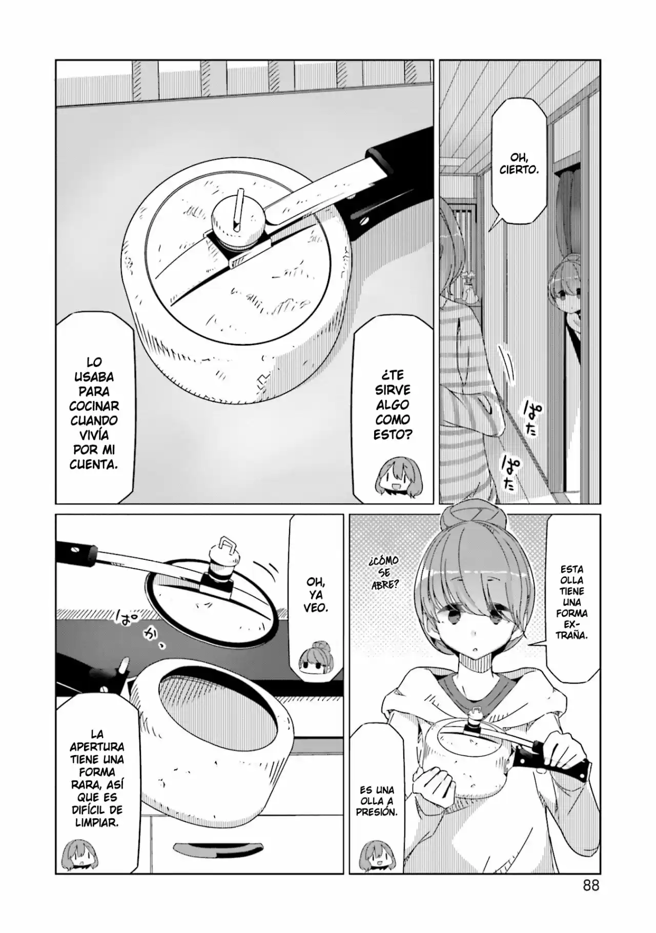 Yurucamp capítulo 56, página 9