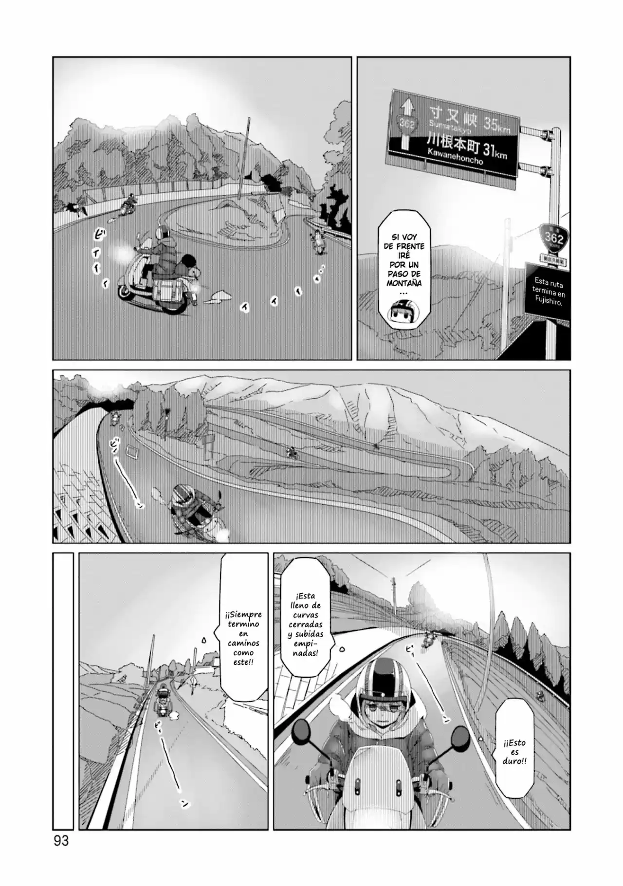 Yurucamp capítulo 56, página 14