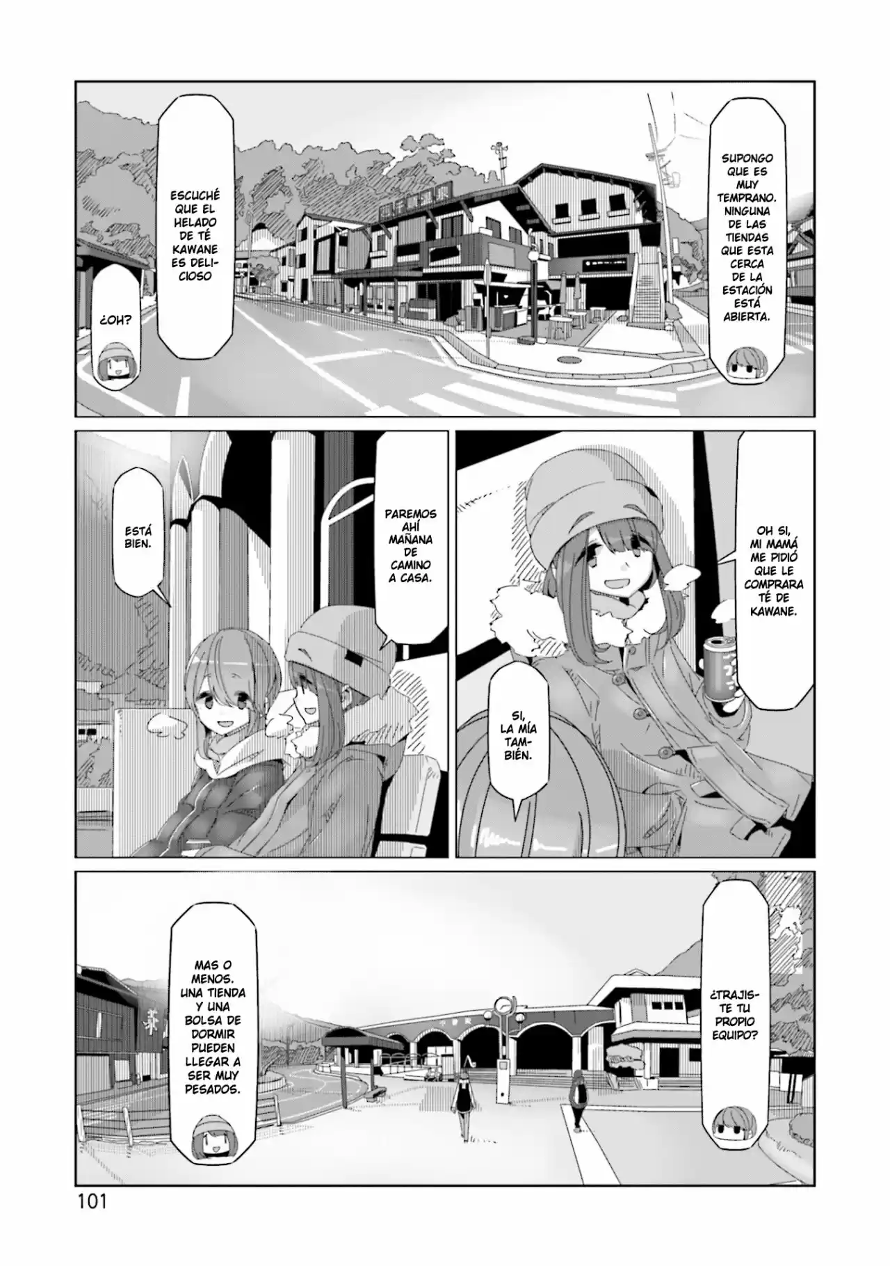 Yurucamp capítulo 56, página 22