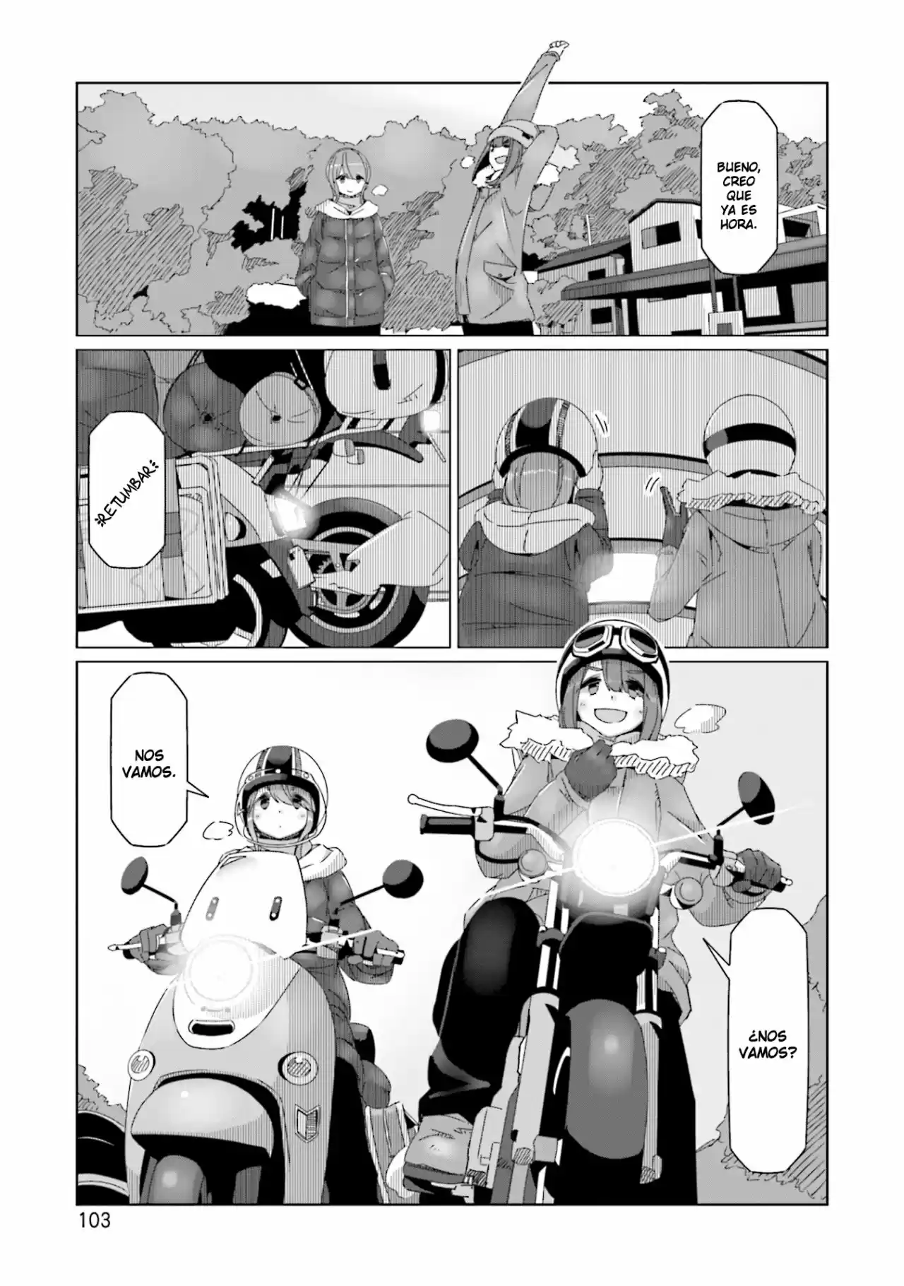Yurucamp capítulo 56, página 24