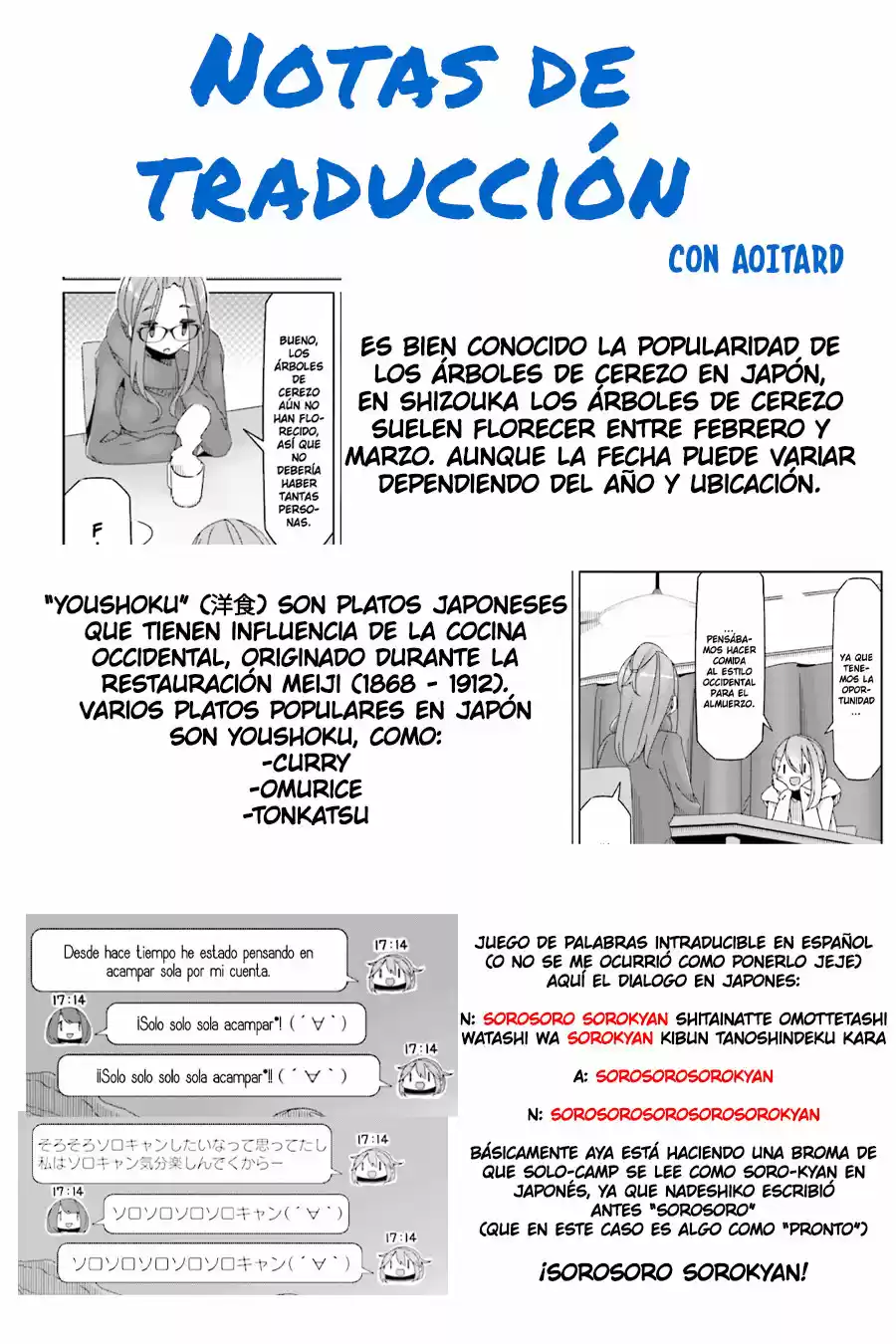Yurucamp capítulo 56, página 28