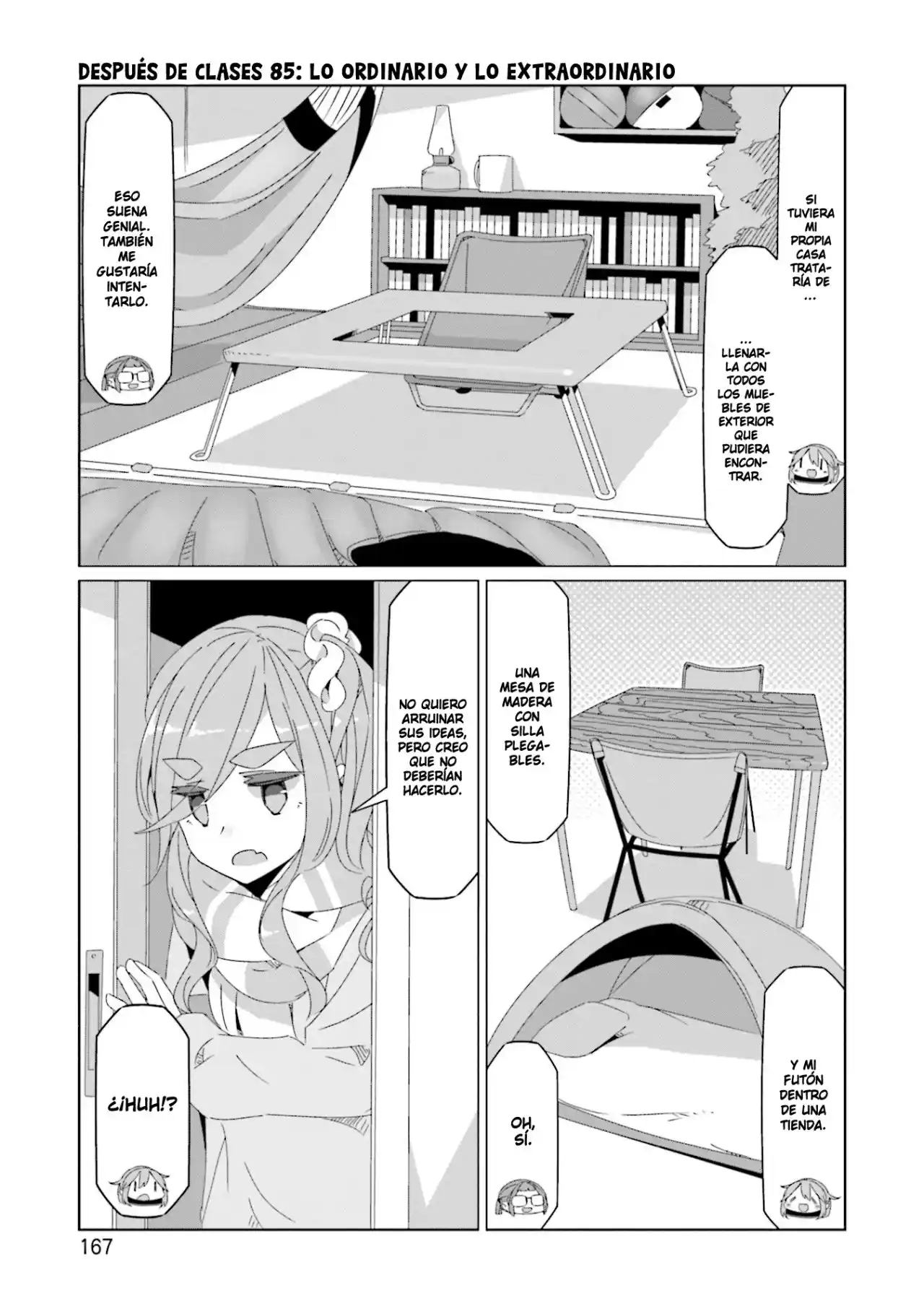 Yurucamp capítulo 57.50, página 14