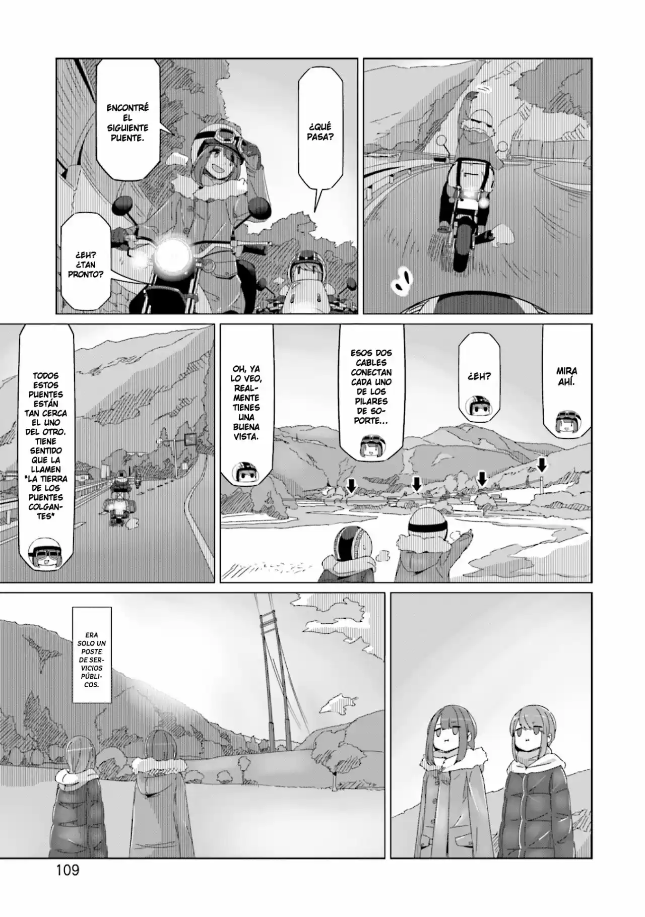 Yurucamp capítulo 57, página 3