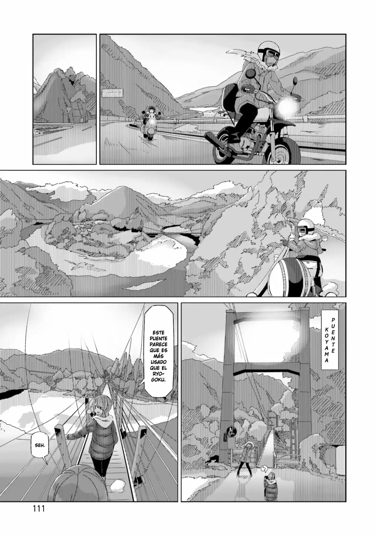 Yurucamp capítulo 57, página 6