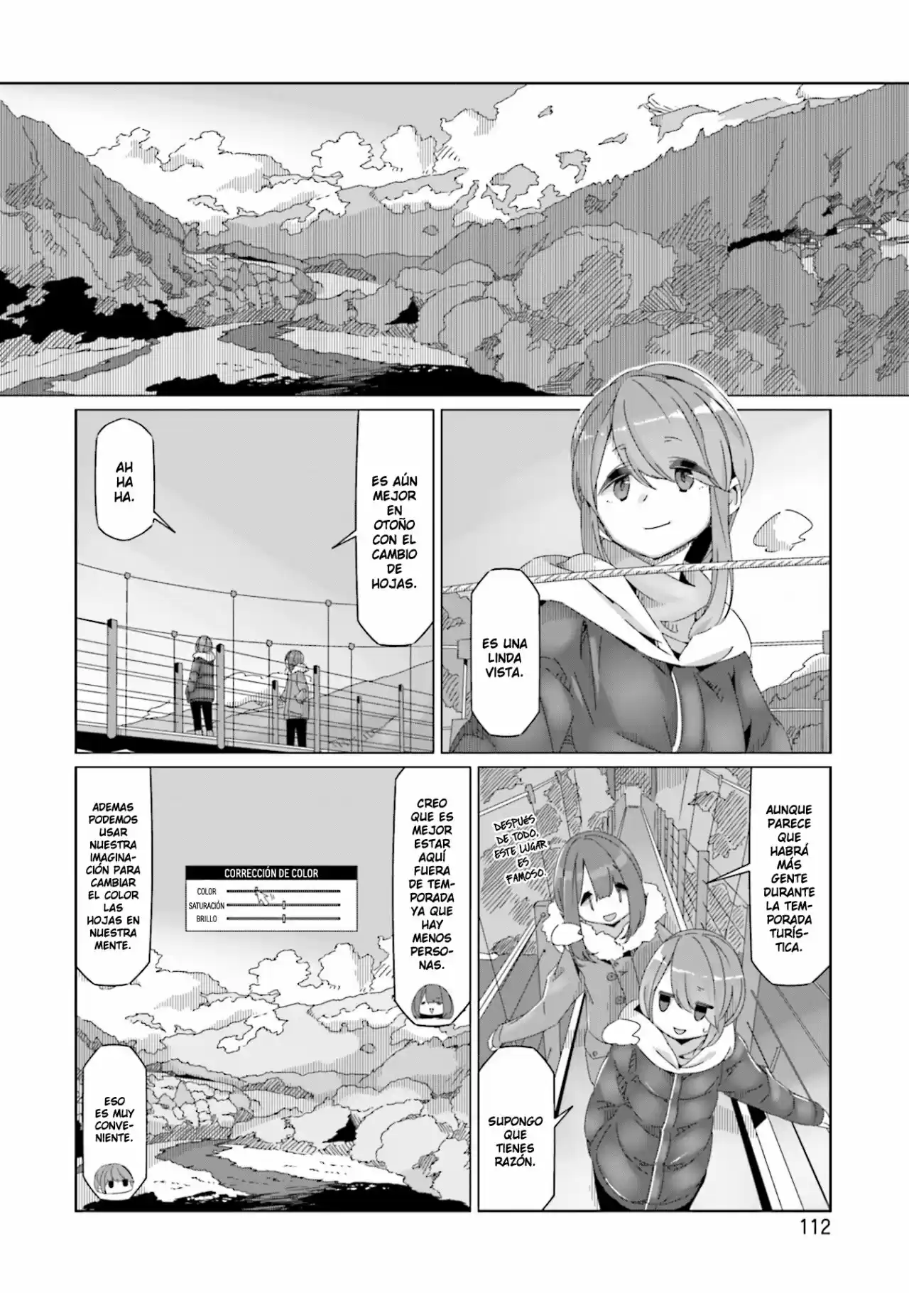 Yurucamp capítulo 57, página 7