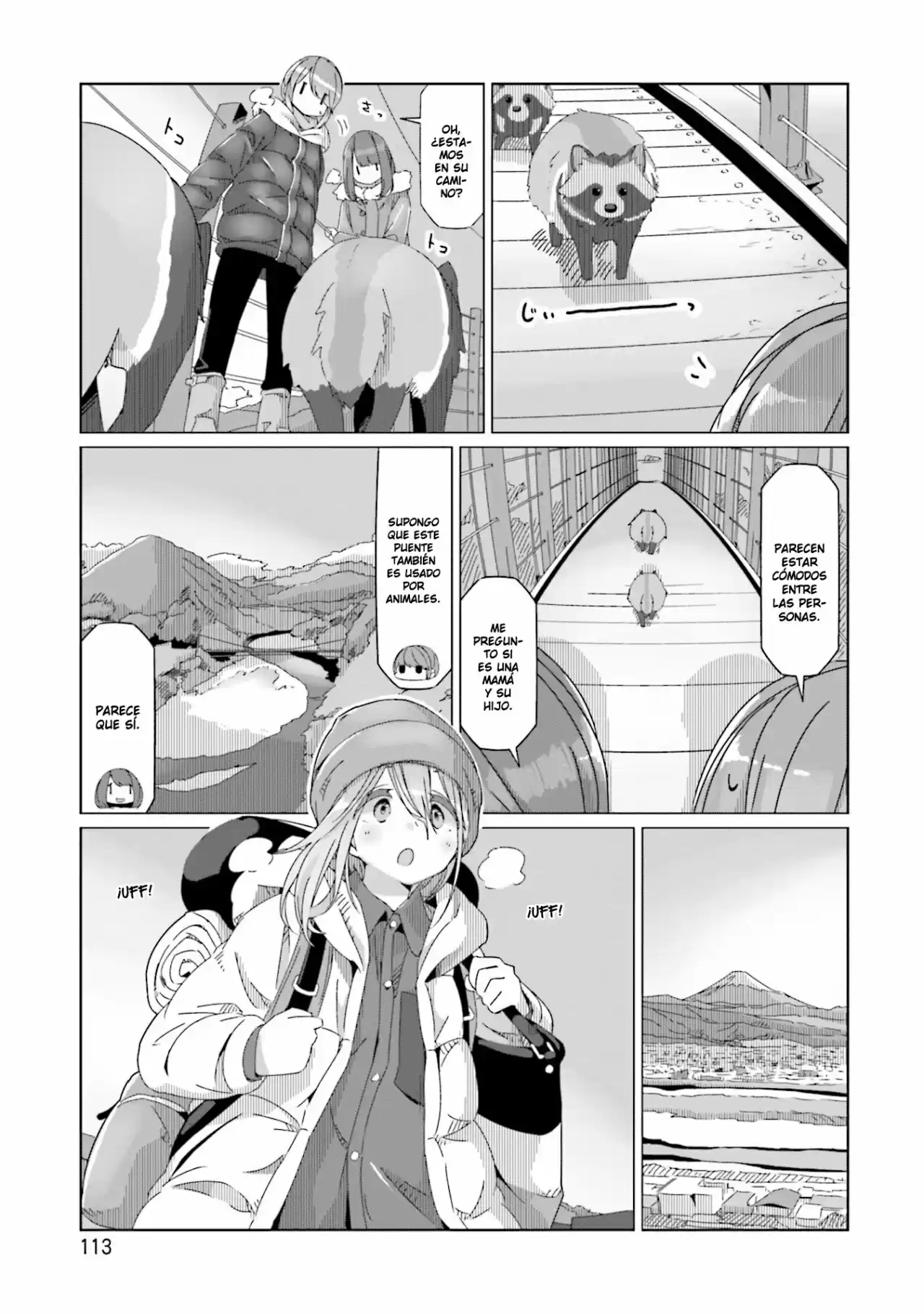 Yurucamp capítulo 57, página 8