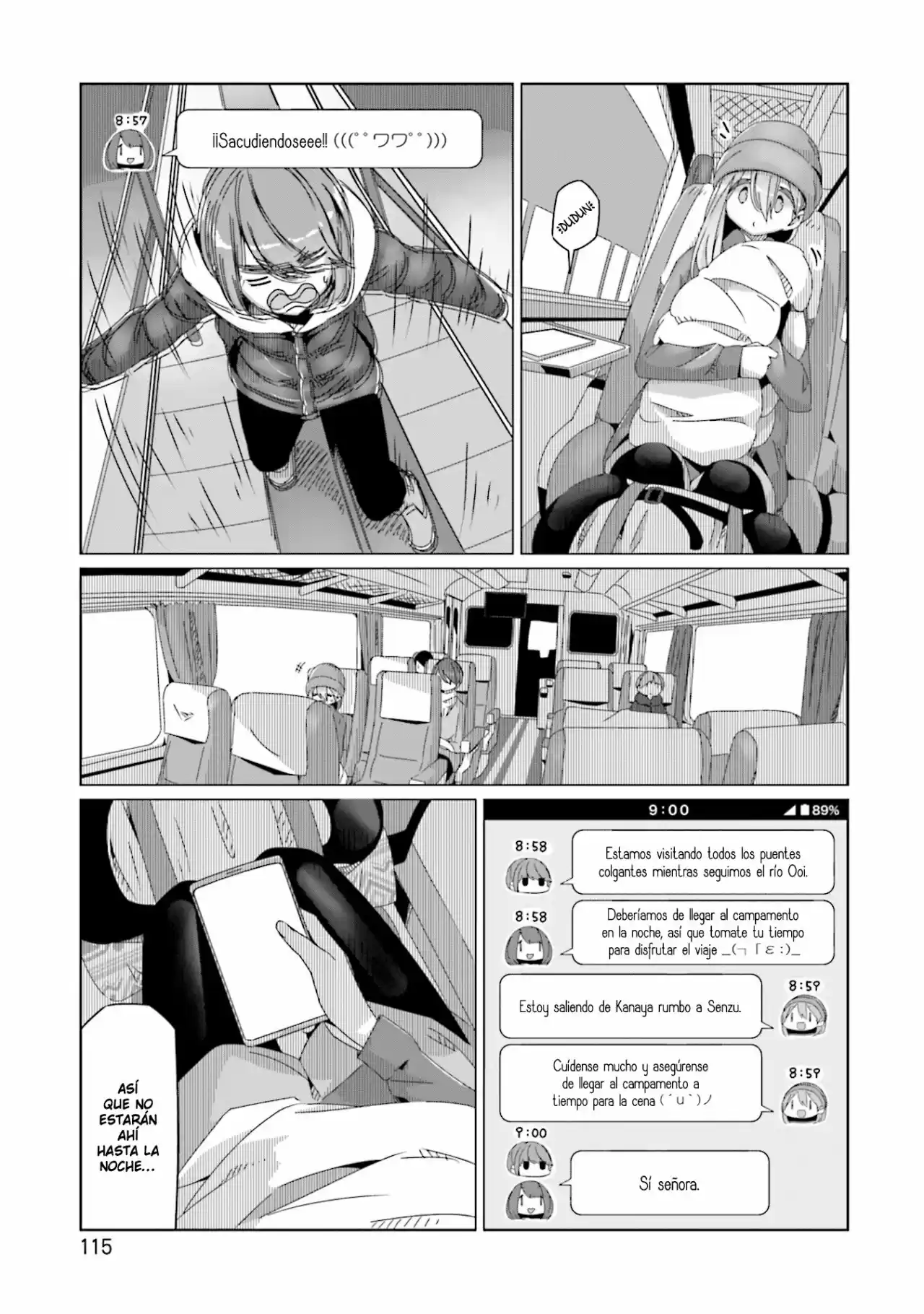Yurucamp capítulo 57, página 10