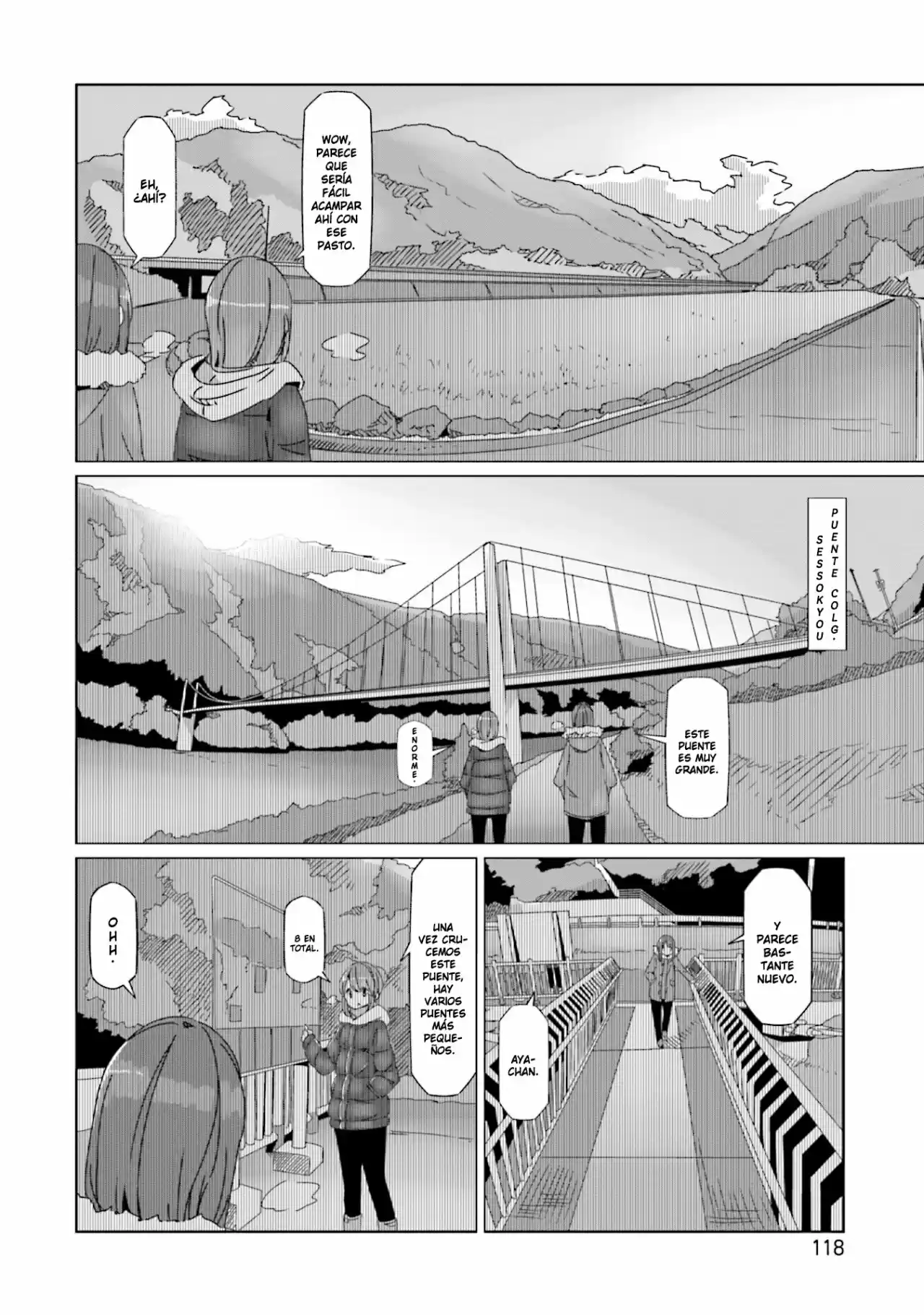 Yurucamp capítulo 57, página 13
