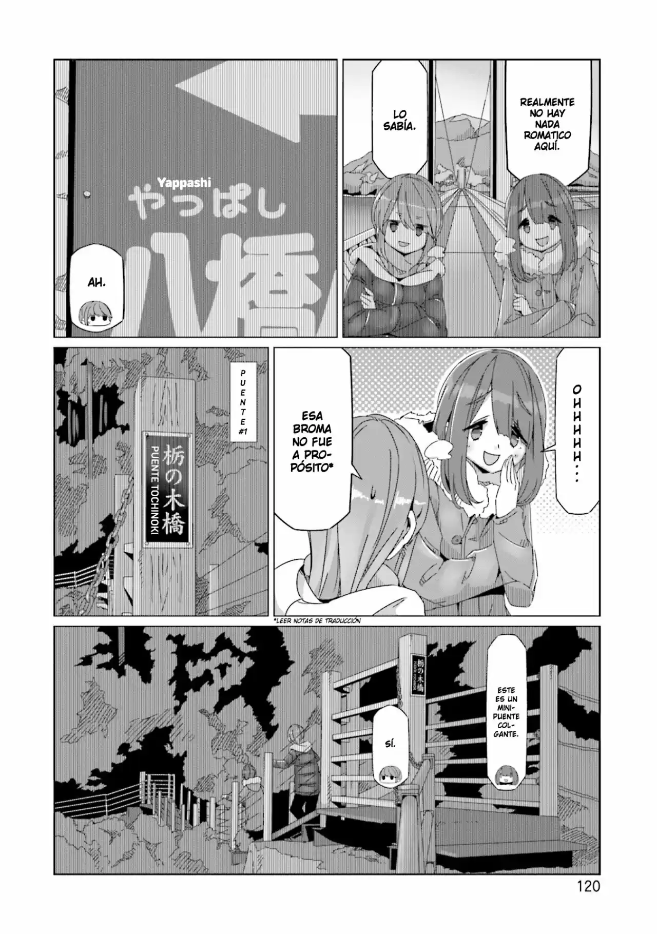 Yurucamp capítulo 57, página 15