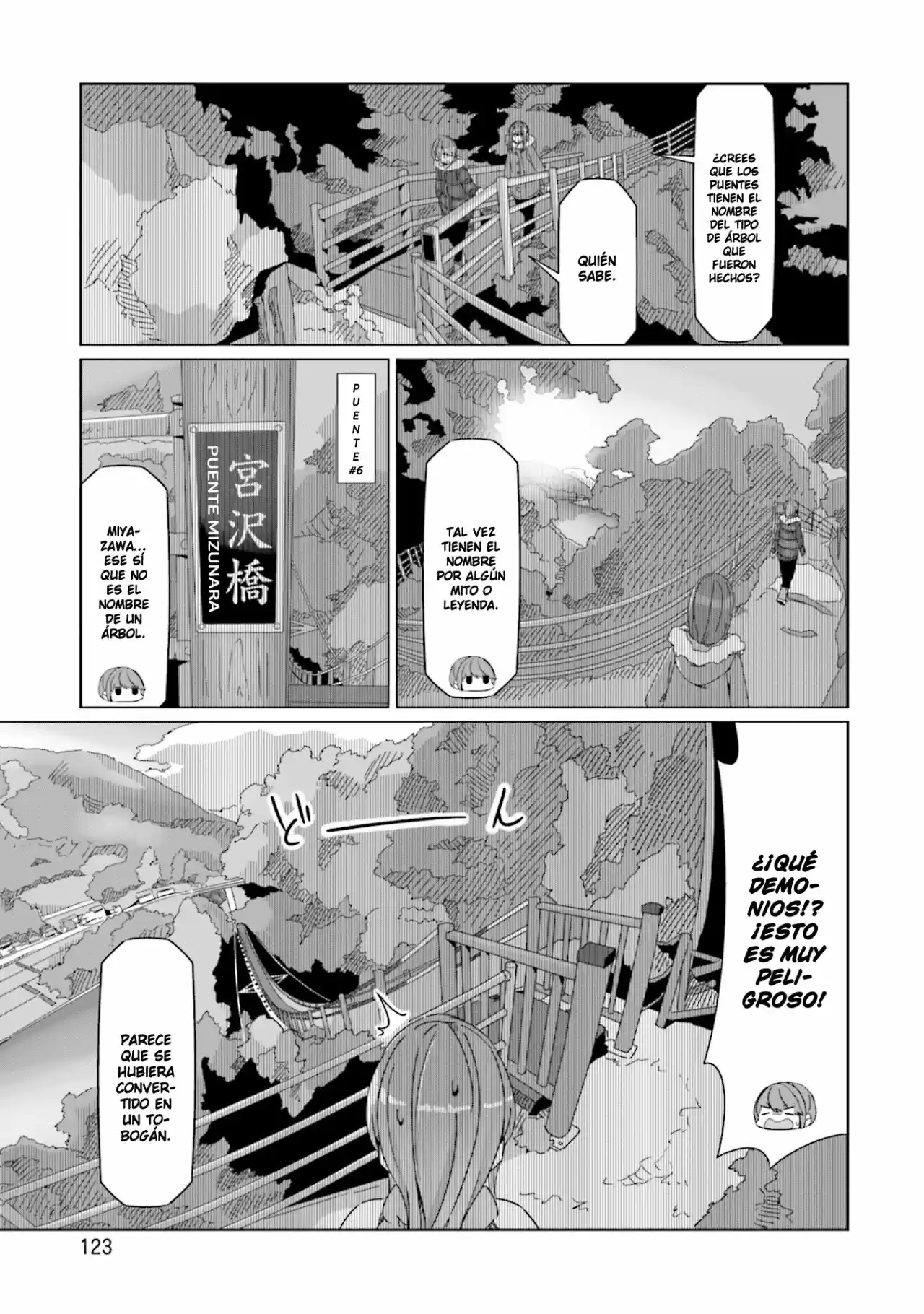 Yurucamp capítulo 57, página 18