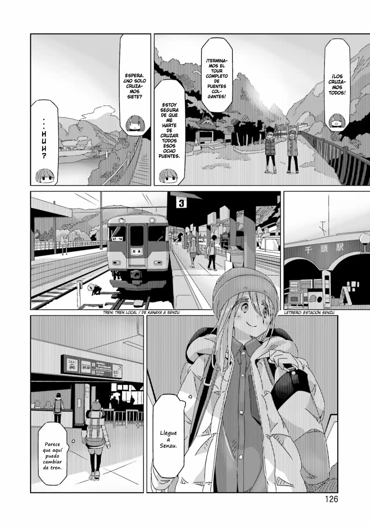 Yurucamp capítulo 57, página 21