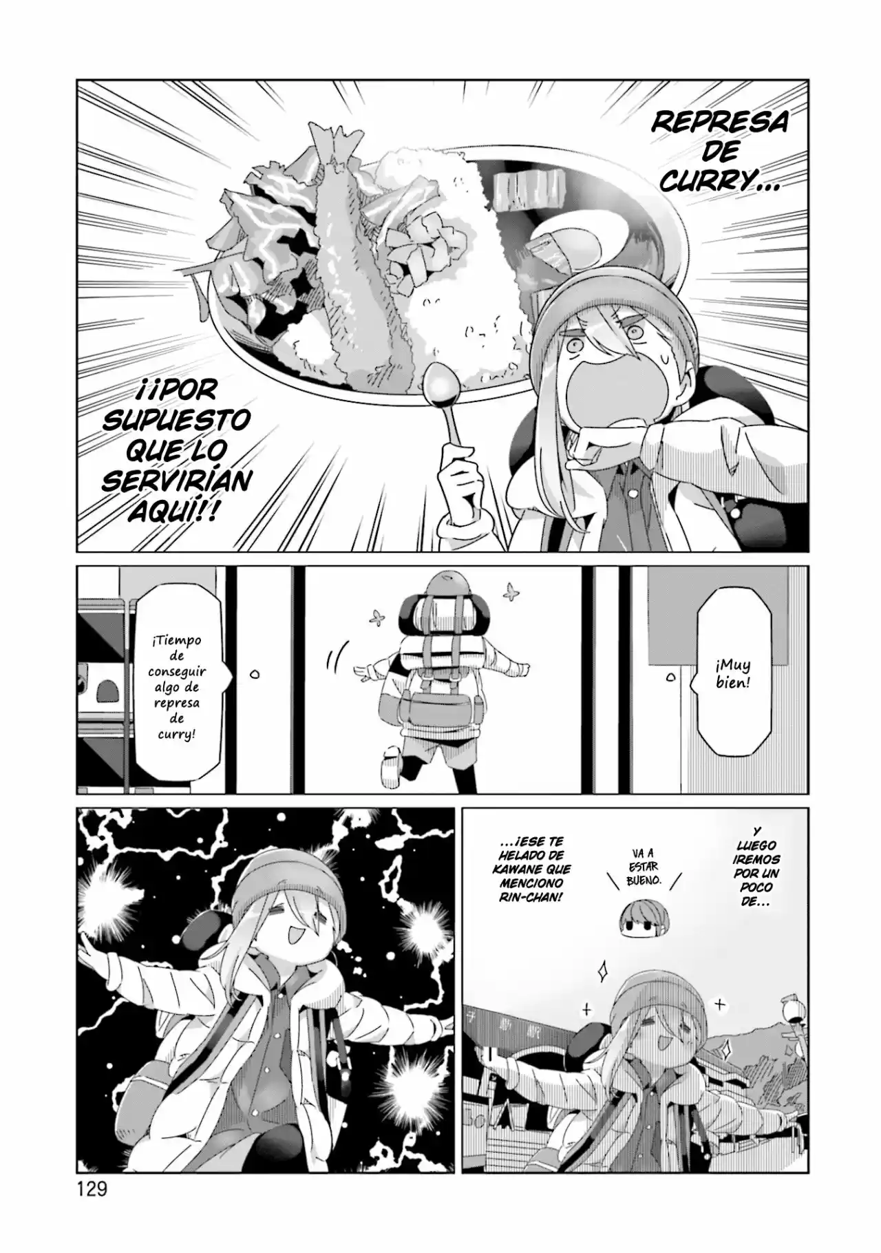 Yurucamp capítulo 57, página 24