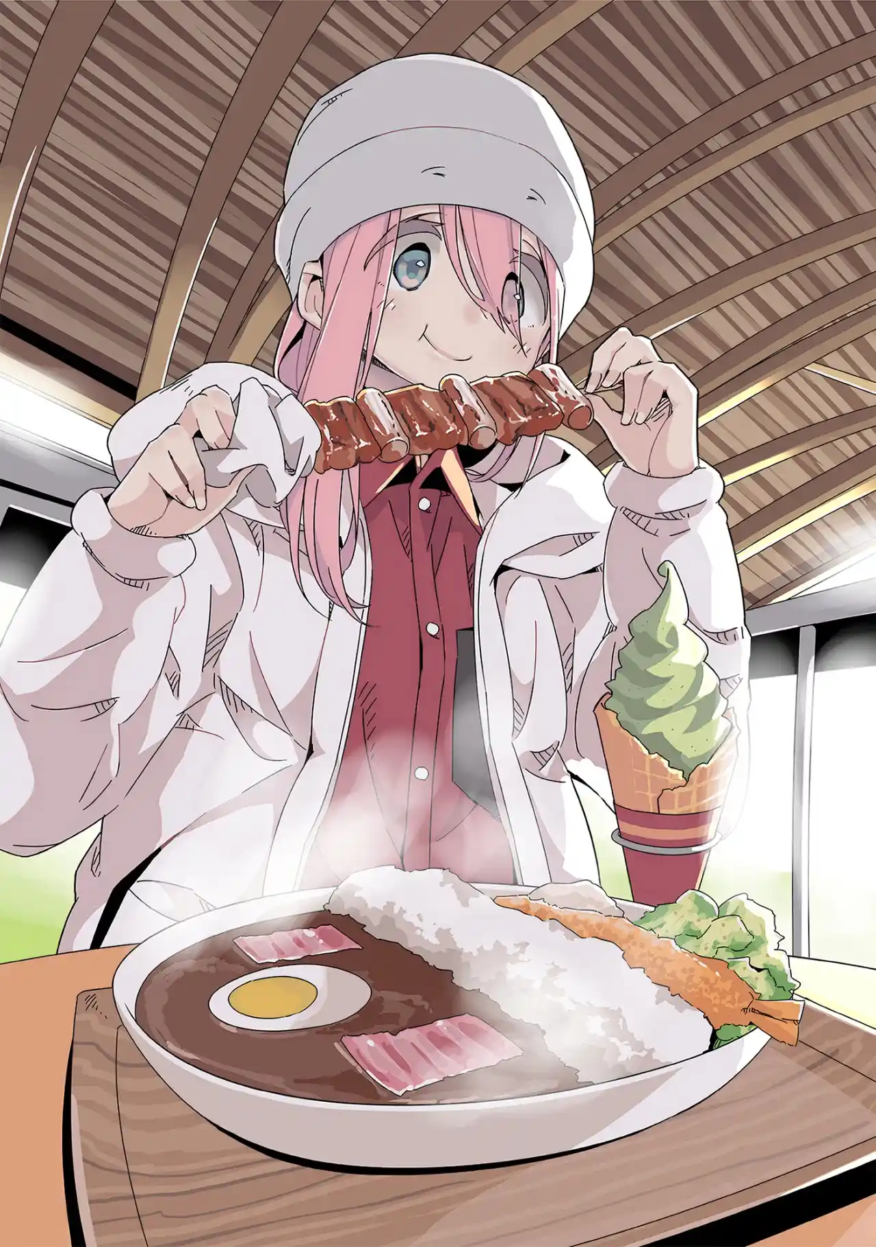 Yurucamp capítulo 58, página 5