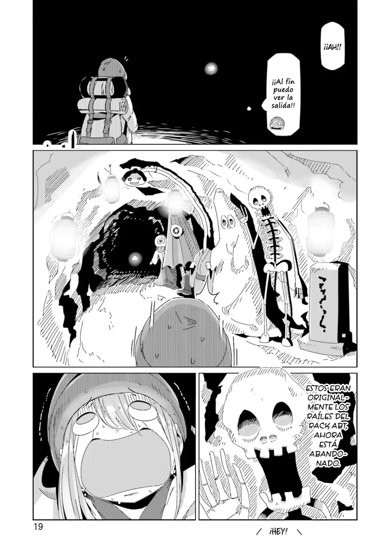 Yurucamp capítulo 58, página 21