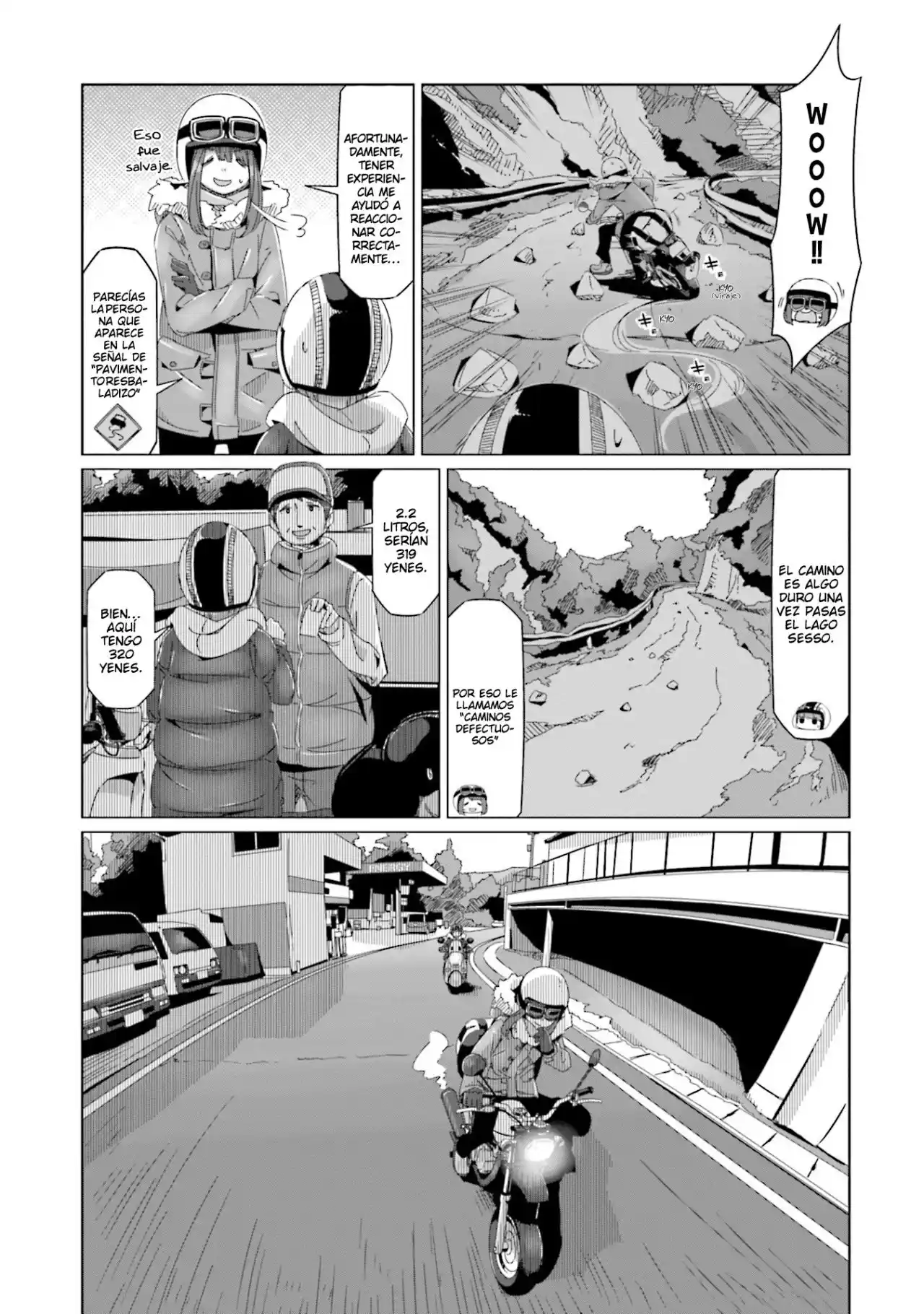Yurucamp capítulo 59, página 4