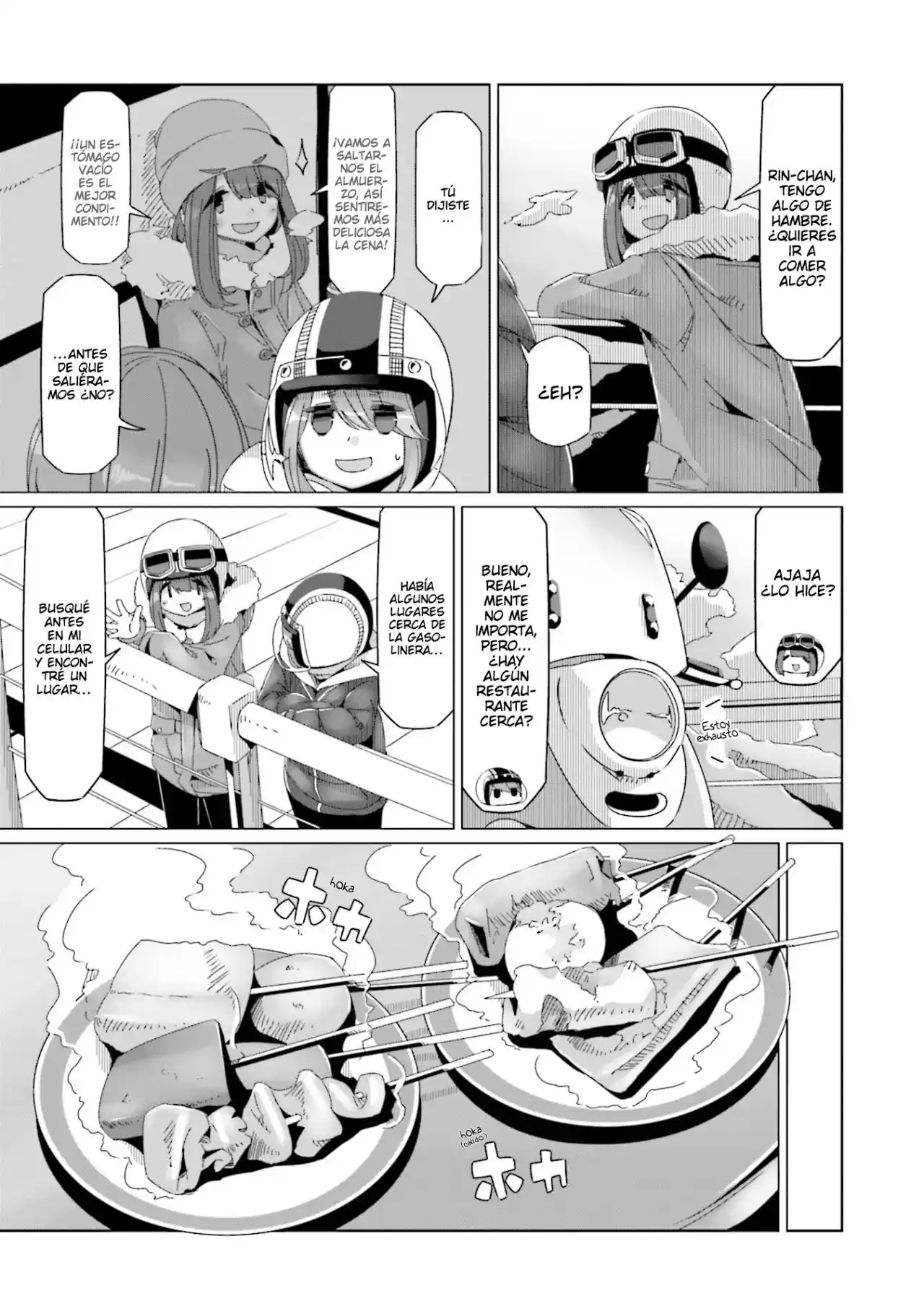 Yurucamp capítulo 59, página 8