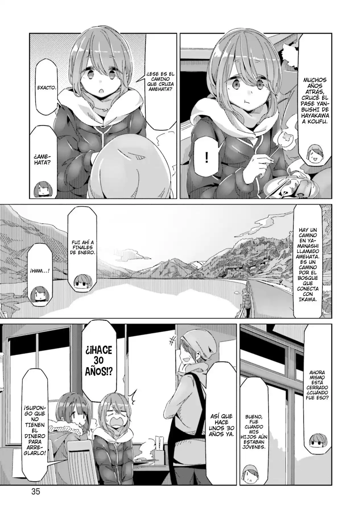 Yurucamp capítulo 59, página 10