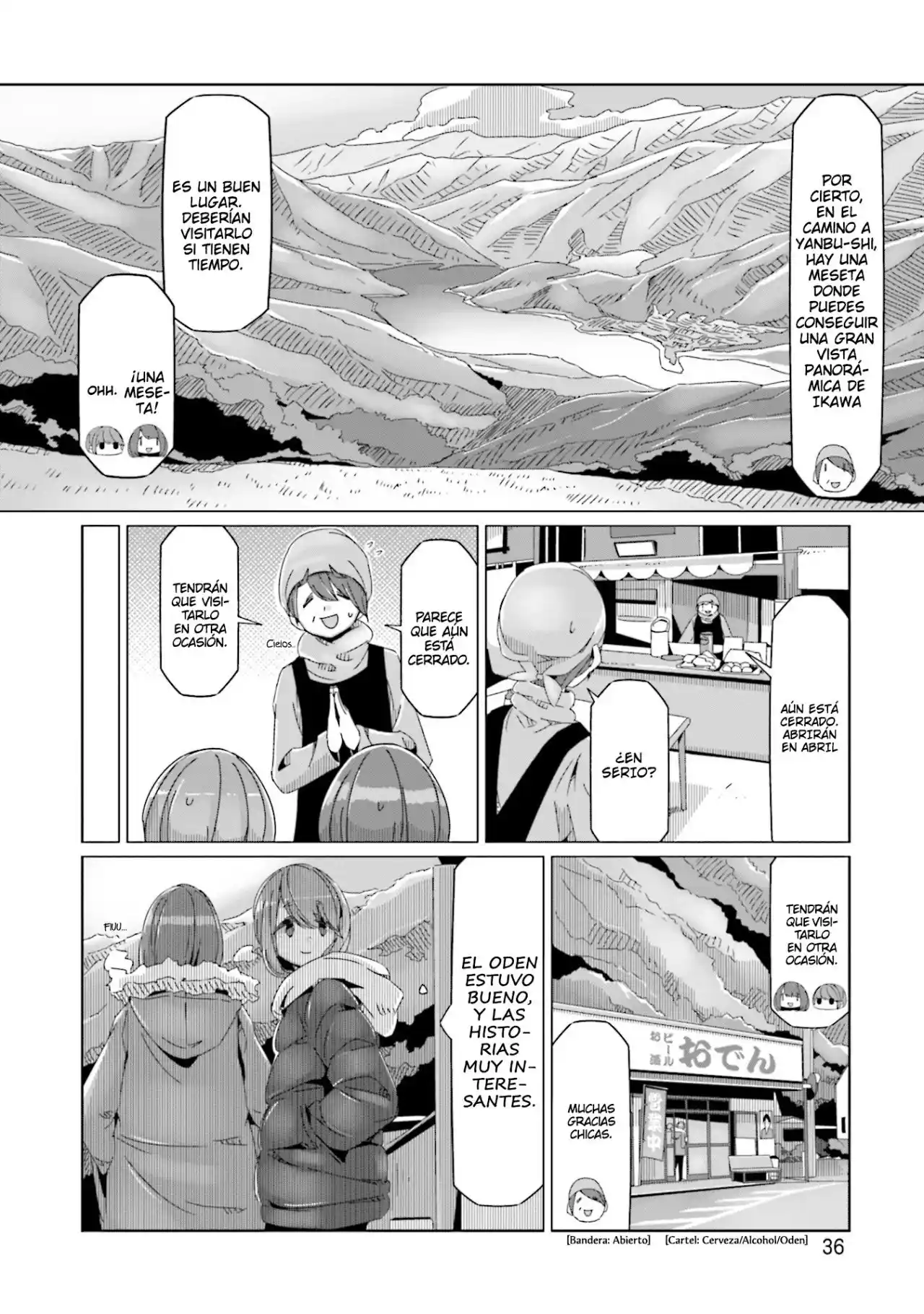 Yurucamp capítulo 59, página 11