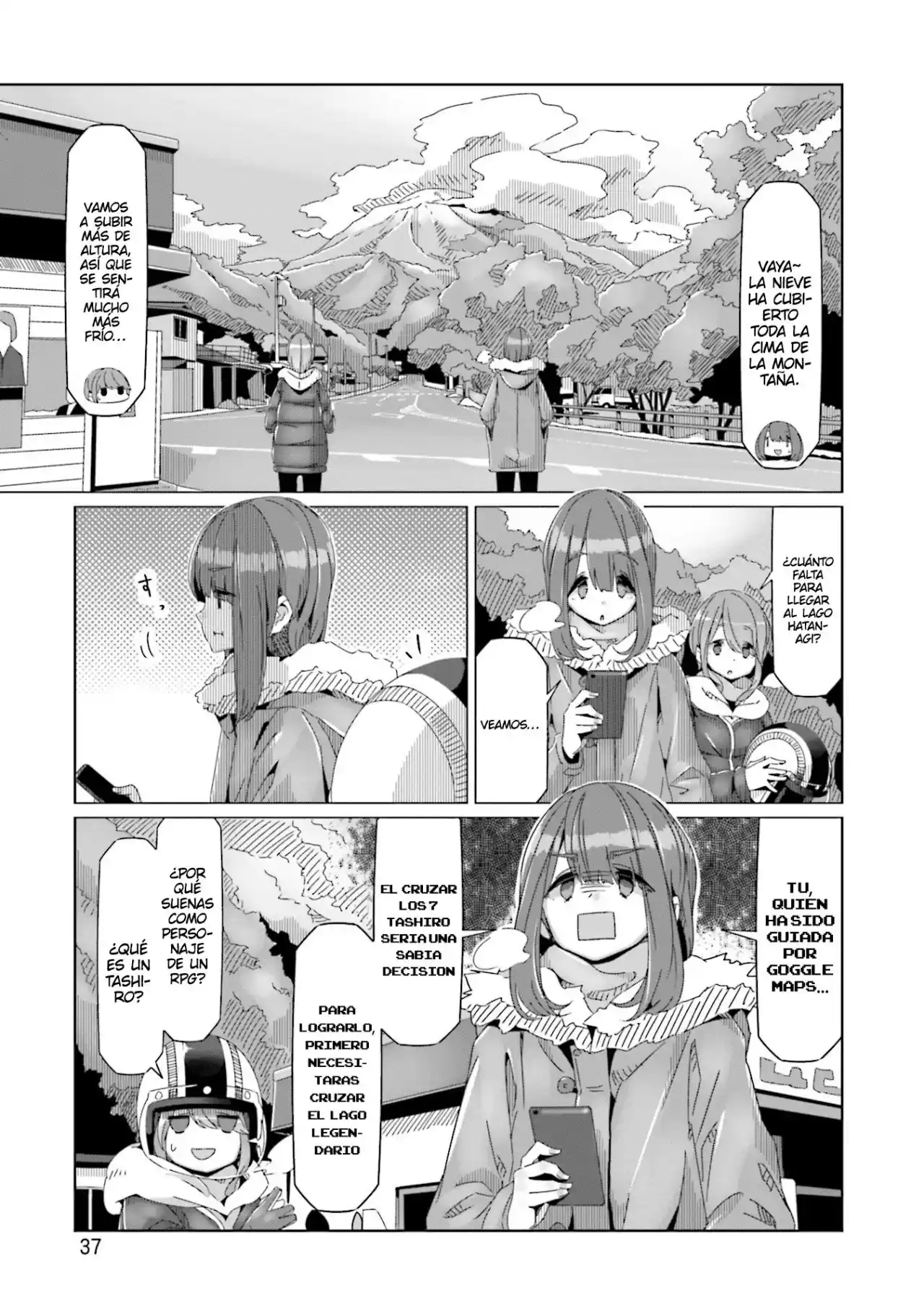 Yurucamp capítulo 59, página 12