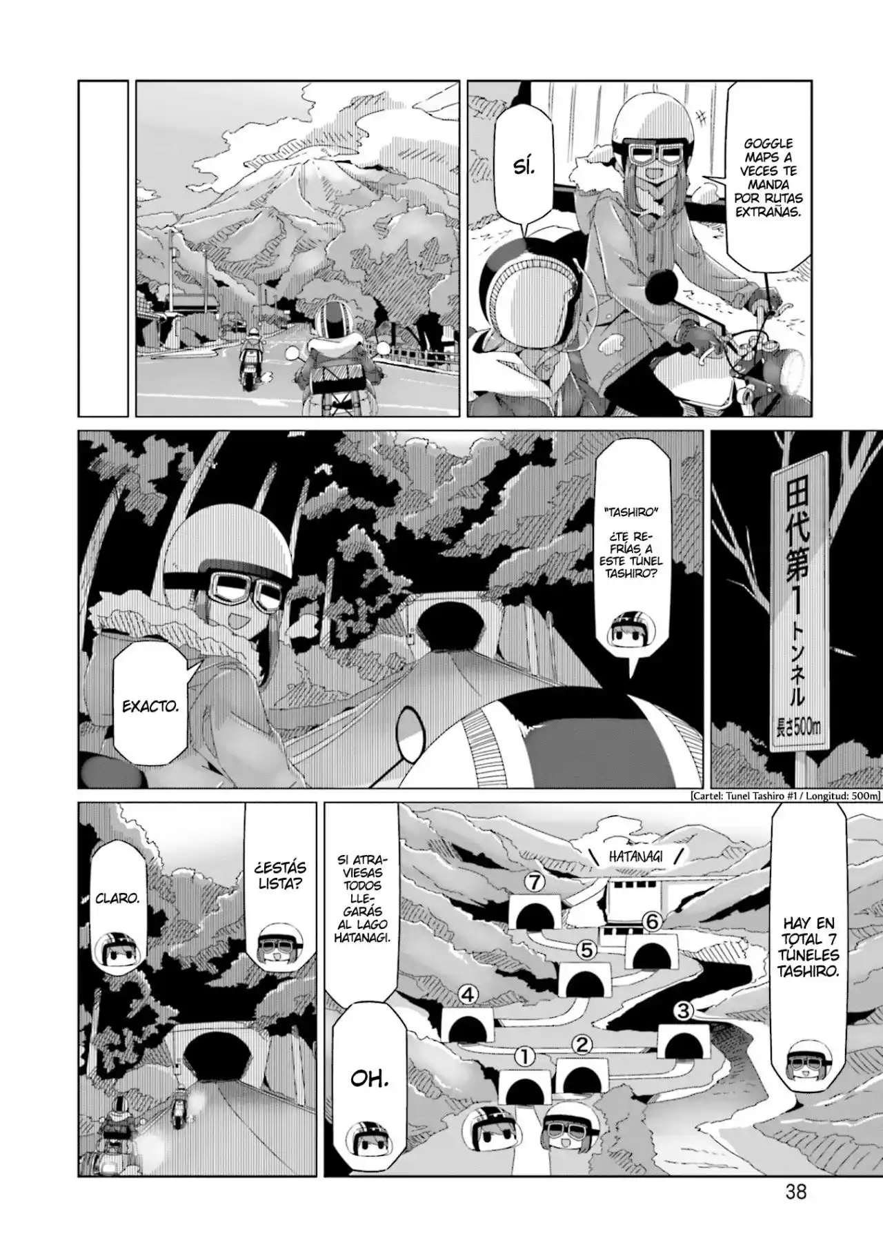 Yurucamp capítulo 59, página 13