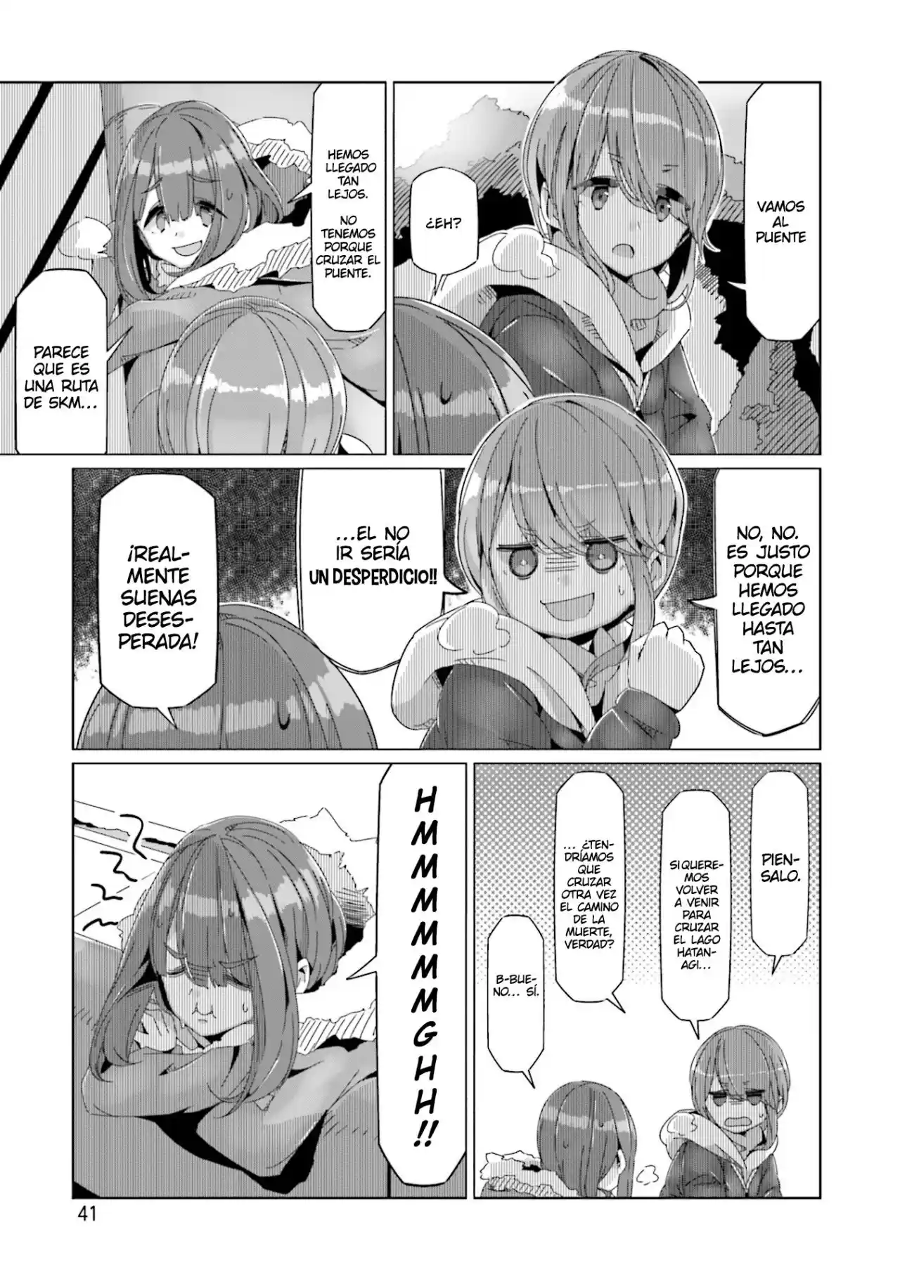 Yurucamp capítulo 59, página 16