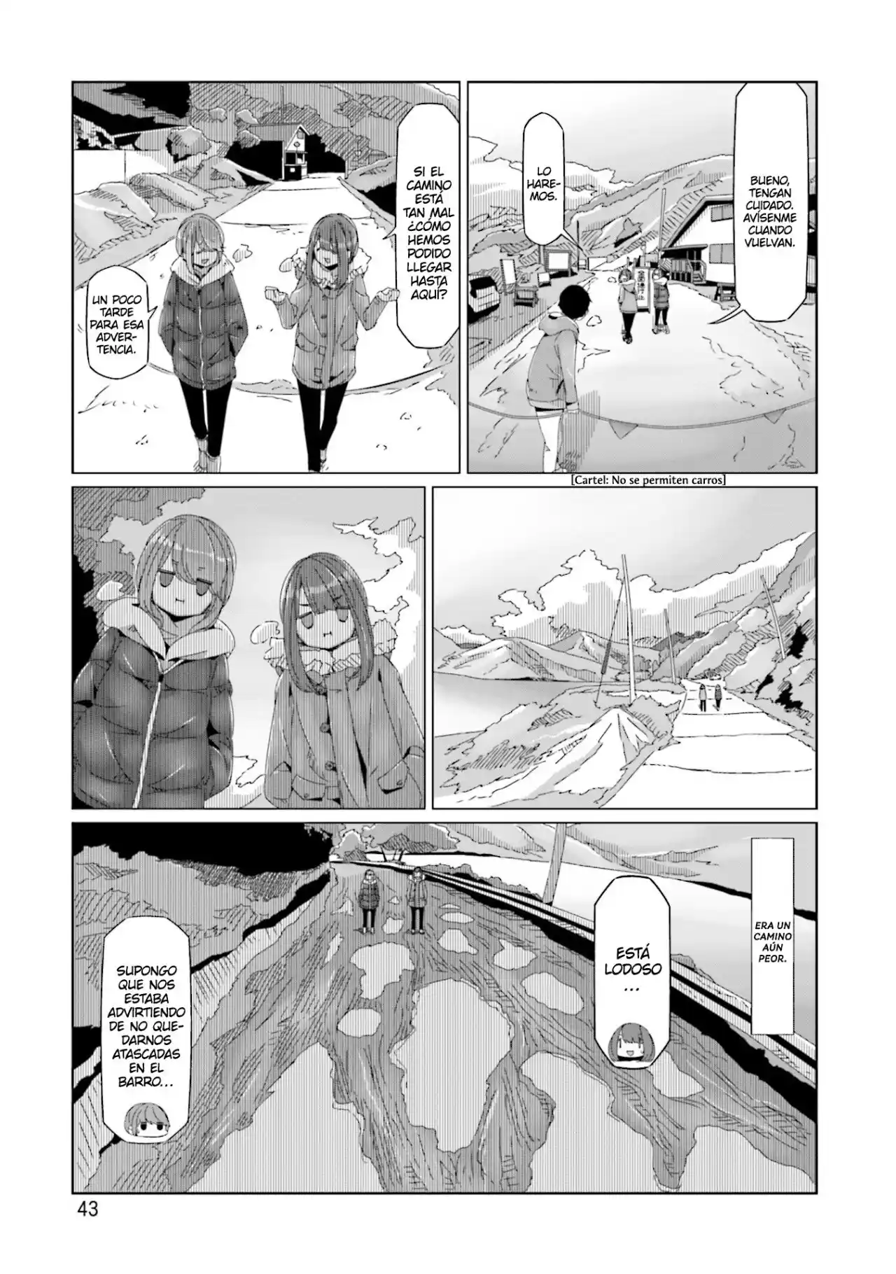 Yurucamp capítulo 59, página 18
