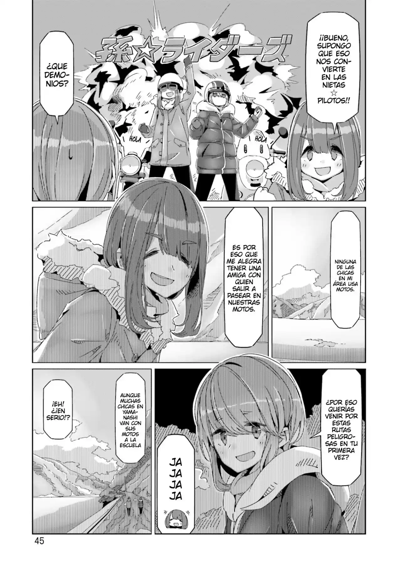 Yurucamp capítulo 59, página 20